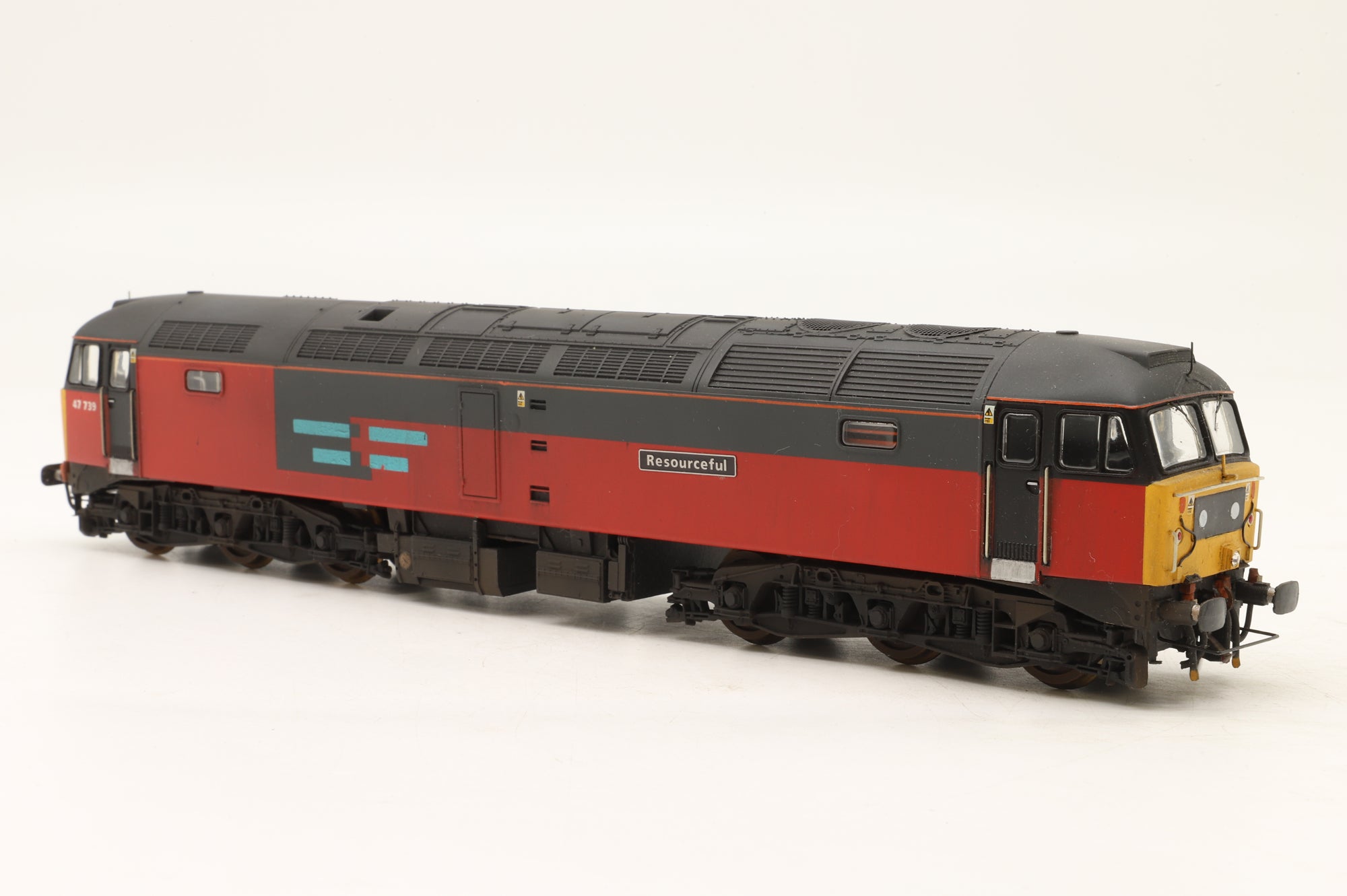 Lima OO Class 47 '47739' BR Blue Large Logo Weathered