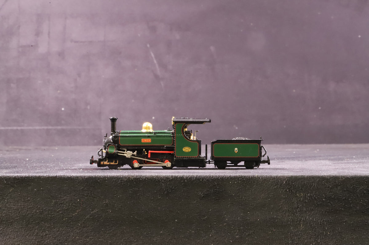Bachmann OO9 391-135 Mainline Hunsley 2-4-0STT &#39;Linda&#39; Ffestiniog Railway Green DCC Sound