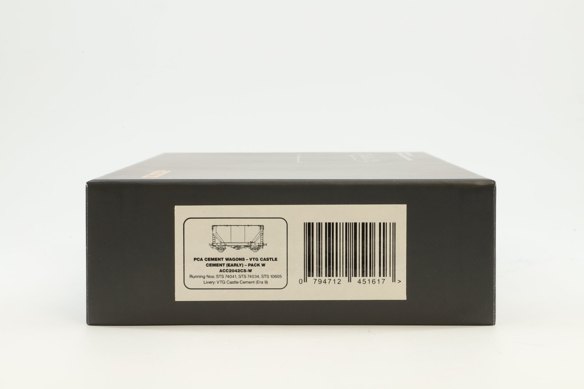 Accurascale OO ACC2042CS-W PCA Cement Wagons VTG Castle Cement (Early) Pack W