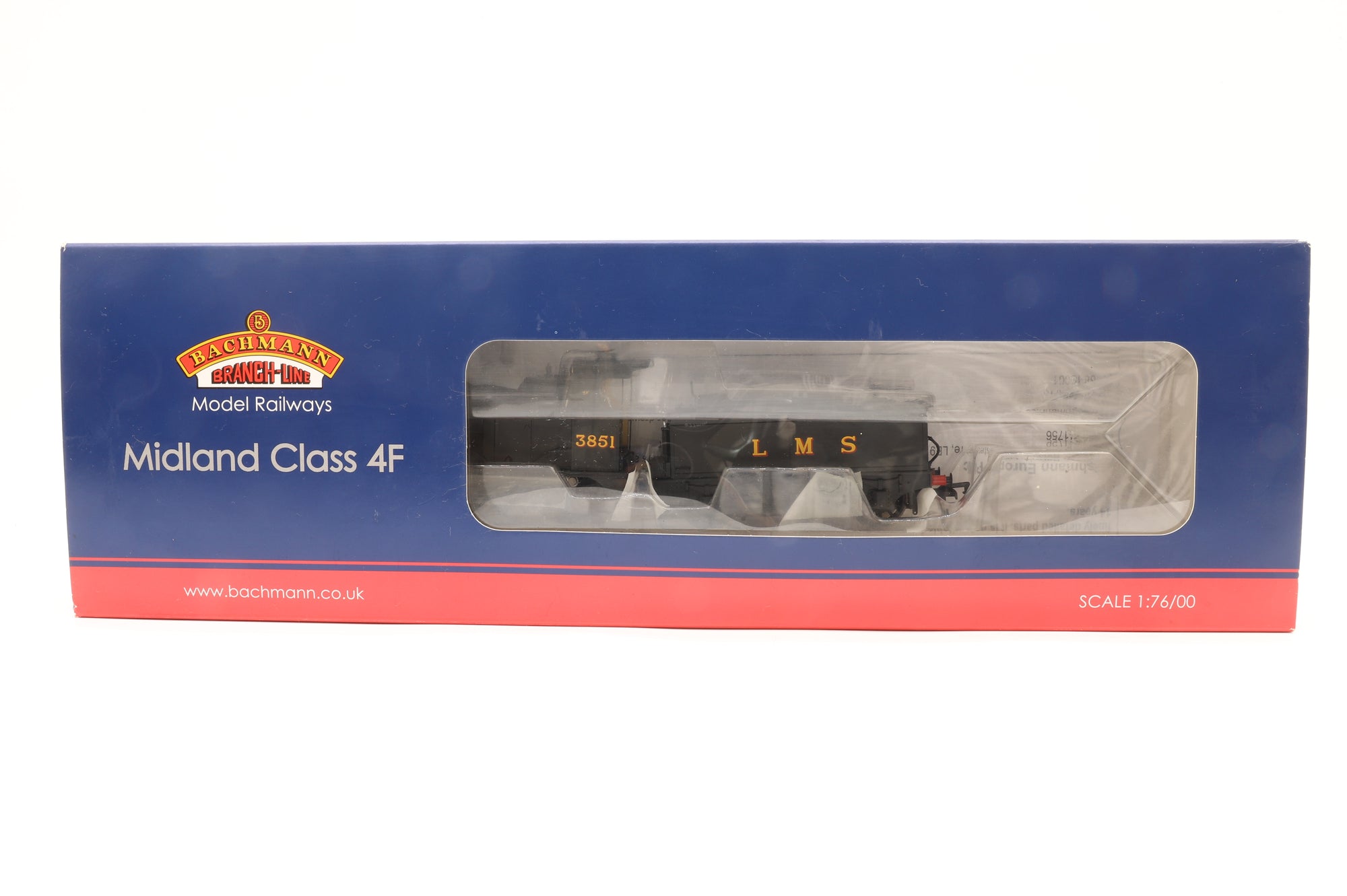 Bachmann OO 31-880 Class 4F 0-6-0 '3851' LMS Black, DCC Fitted