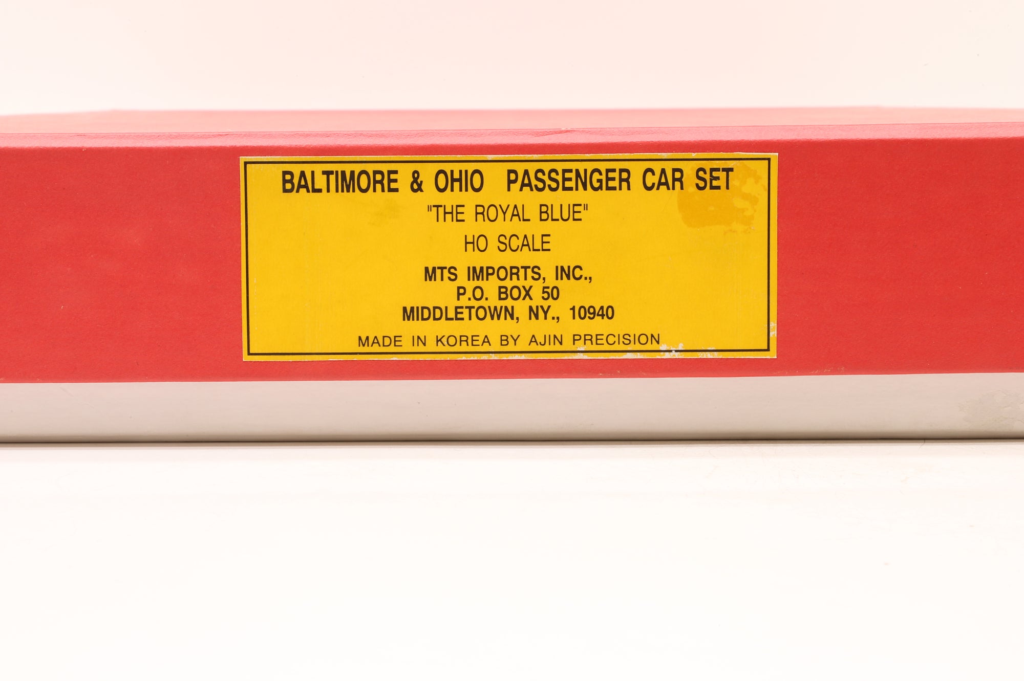 MTS Imports HO Brass Baltimore & Ohio Passenger Car Set 'The Royal Blue' Factory Painted
