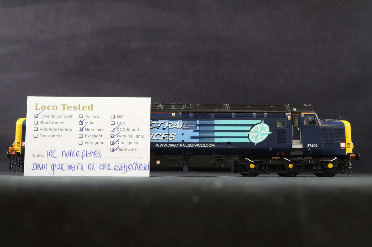 Bachmann OO 32-381QDS Class 37/4 Diesel &#39;37409&#39; DRS &#39;Lord Hinton&#39; DCC Sound