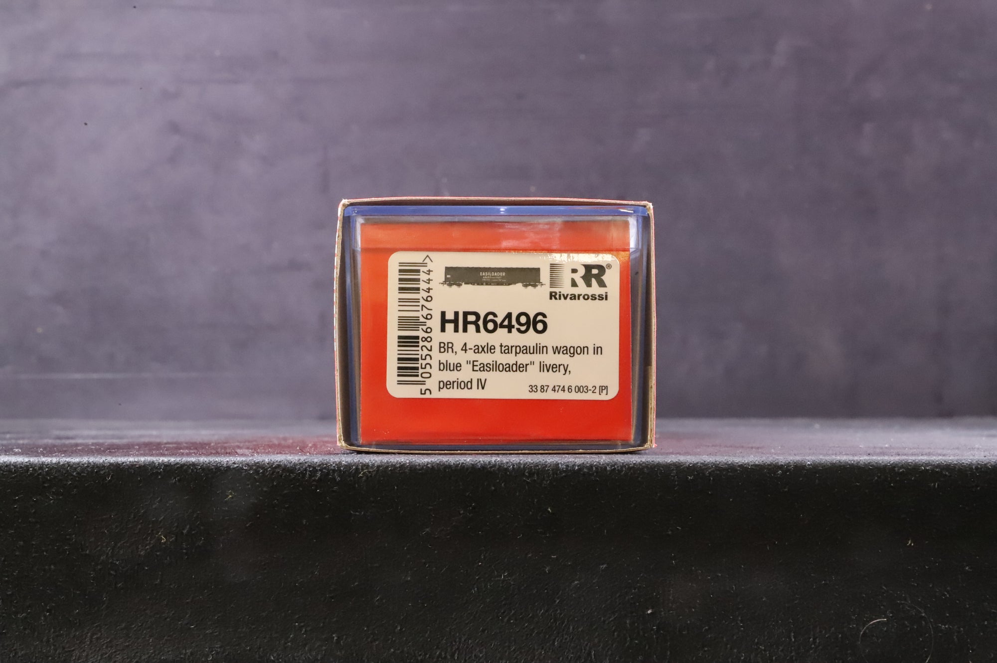 Rivarossi HO HR6496 BR 4-Axle Tarpaulin Wagon