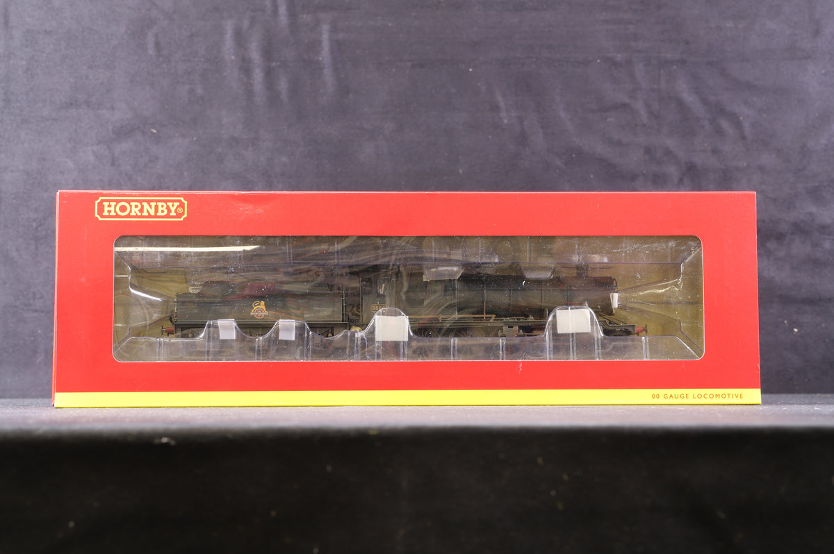 Hornby OO R3006 BR 38xx &#39;3864&#39; BR Black E/C, Weathered