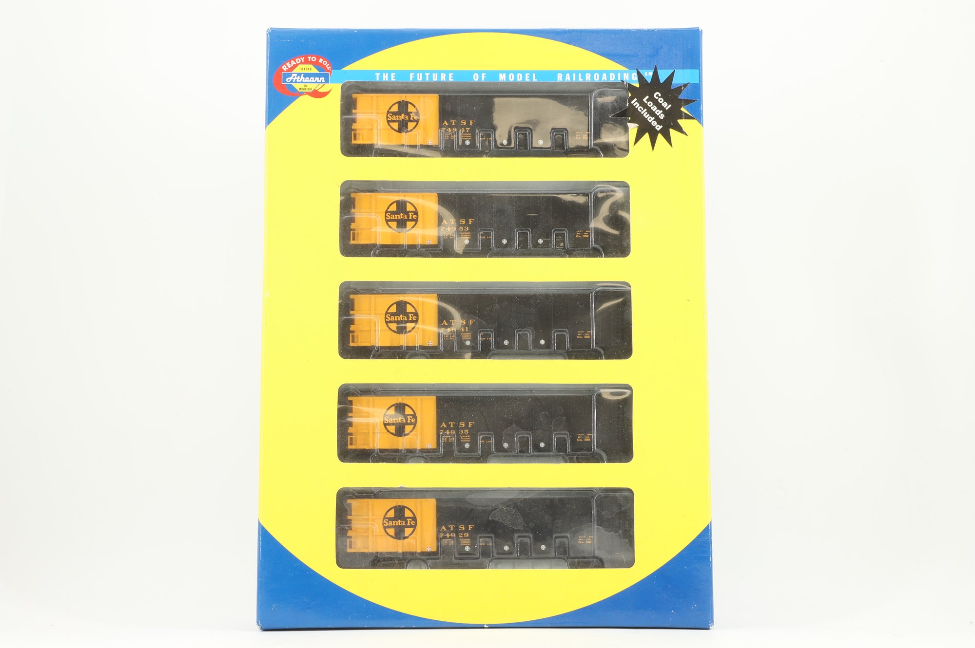Athearn HO 94458 50' Thrall High Side Coal Gondolas 5 Pack