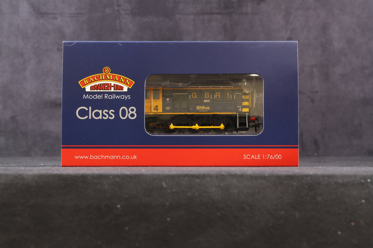 Bachmann OO 32-119K Class 08 &#39;08818&#39; &#39;Molly&#39; GBRf Europorte/ HN Rail Number 4 Excl. Bachmann Collectors&#39; Club Ltd Ed 172/ 504