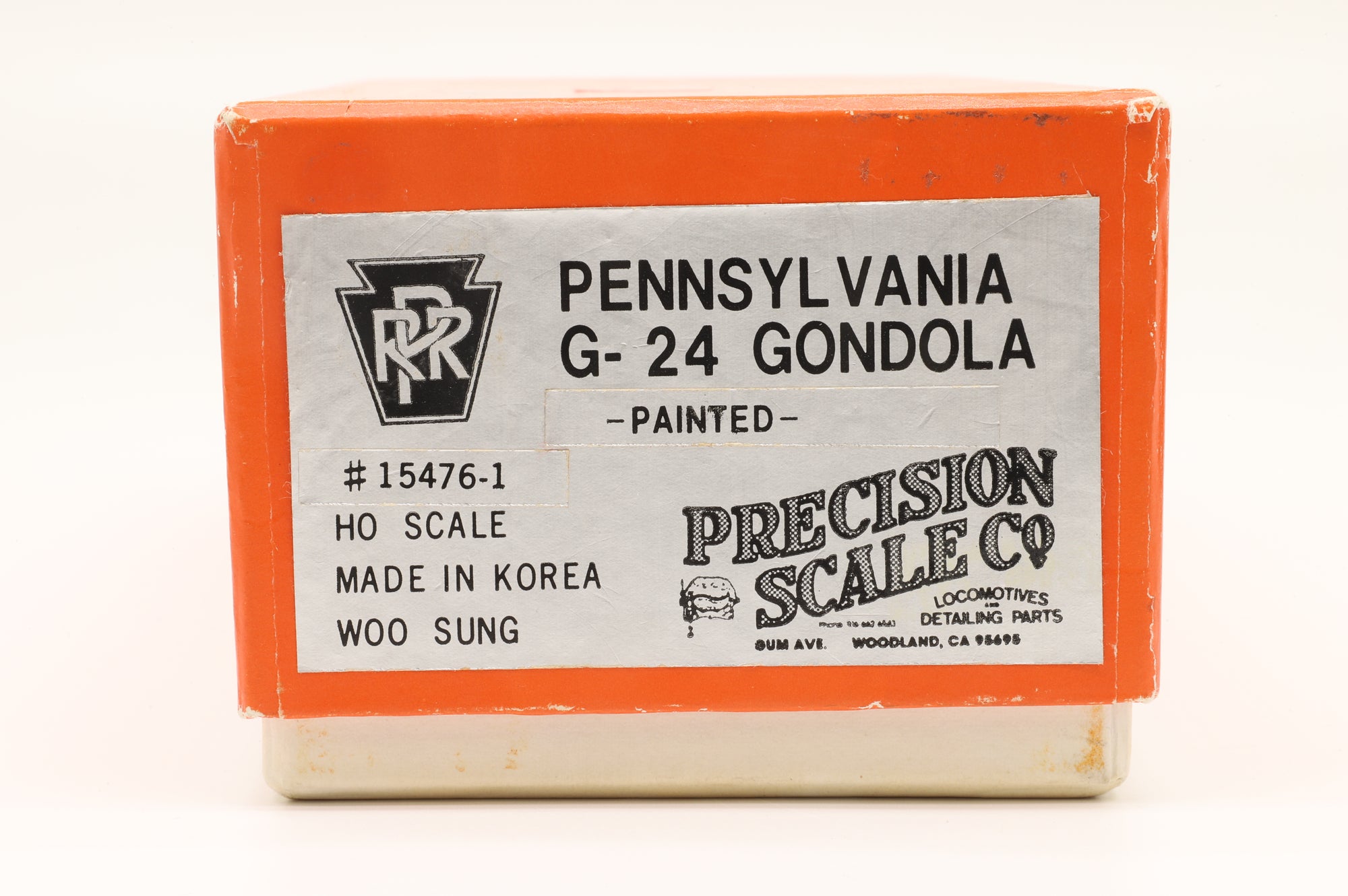 Iron Horse Models/Precision Scale Co HO 15476-1 Pennsylvania G-24 Gondola, Factory Painted Brass
