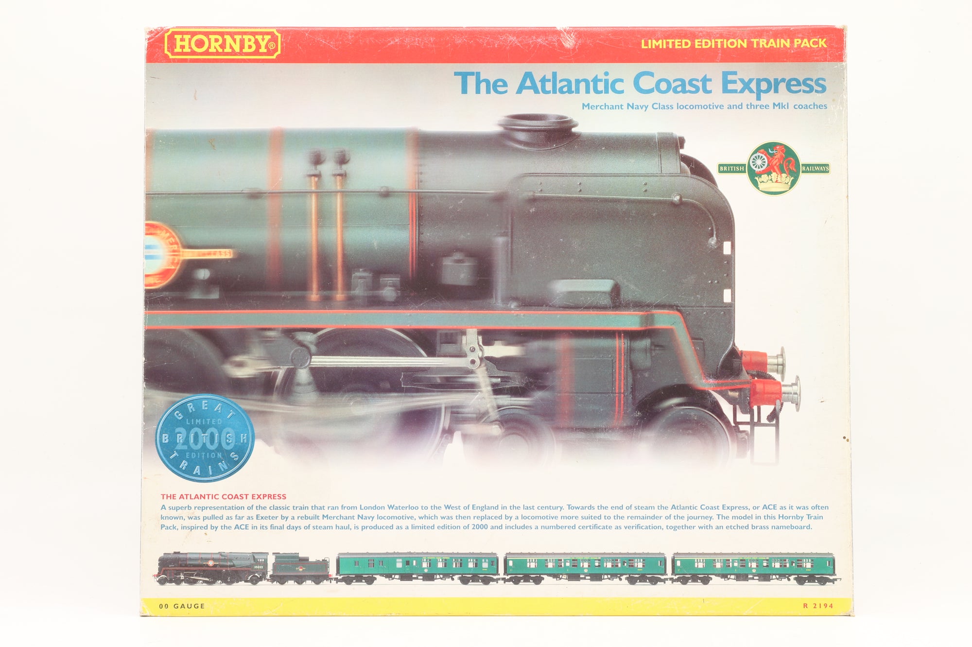 Hornby OO R2194 The Atlantic Coast Express Train Pack Ltd Ed 1346/ 2000