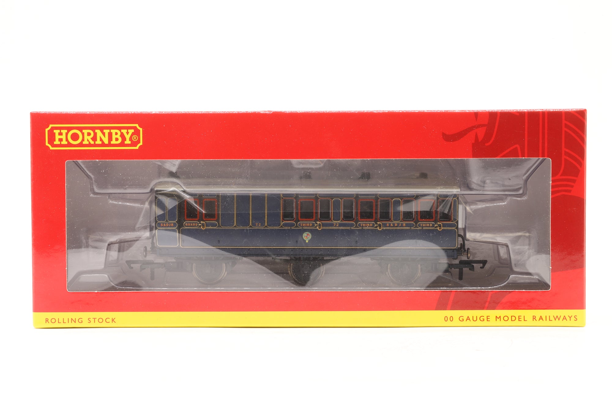 Hornby OO Rake Of 4 S&DJR Blue Coaches Inc. R40302, R40298, R40296 & R40300