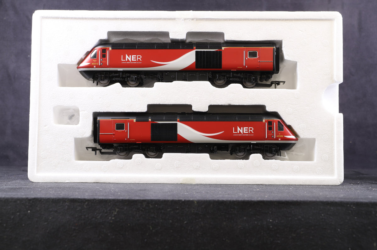 Hornby OO R3802 Class 43 HST Power Car Twin Pack &#39;LNER&#39;