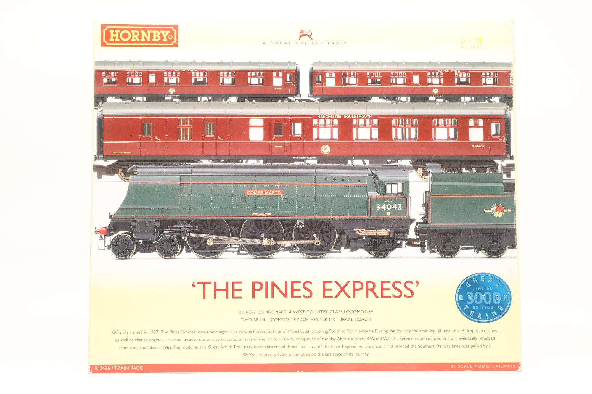 Hornby OO R2436 'The Pines Express' Great British Train Pack Limited Edition 1420/3000