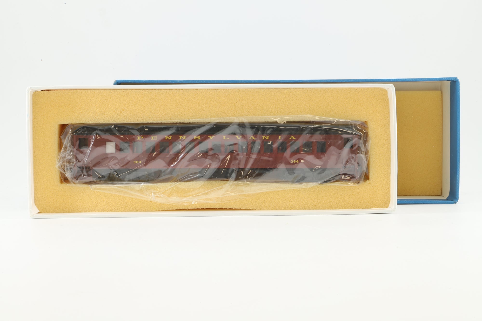 Railworks Ltd HO Brass Passenger Car PRR P54 Coach w/ Interior '384'