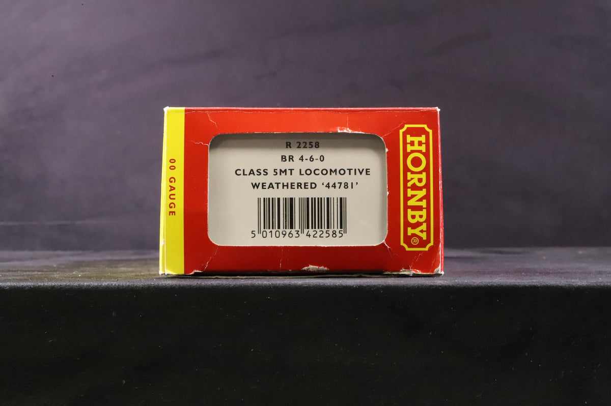 Hornby OO R2258 Class 5MT &#39;44781&#39; BR Black L/C Weathered