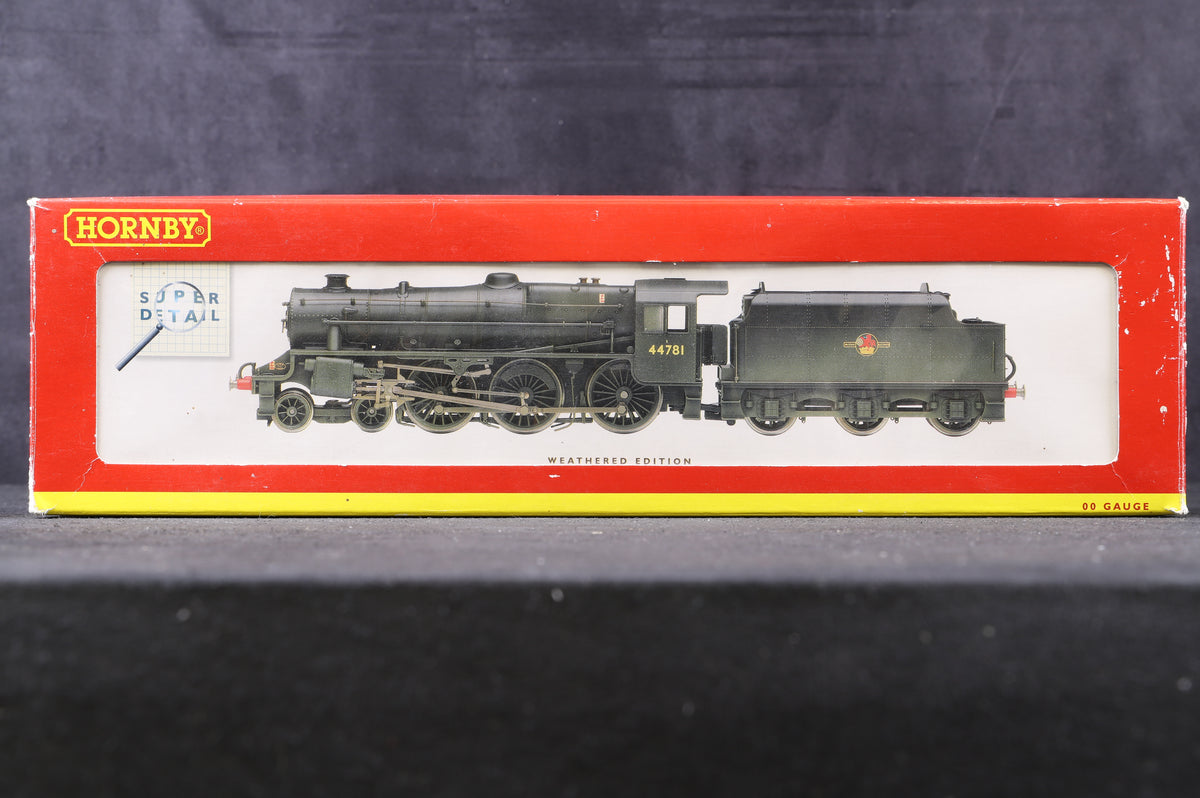 Hornby OO R2258 4-6-0 Class 5MT &#39;44781&#39; BR L/C Weathered