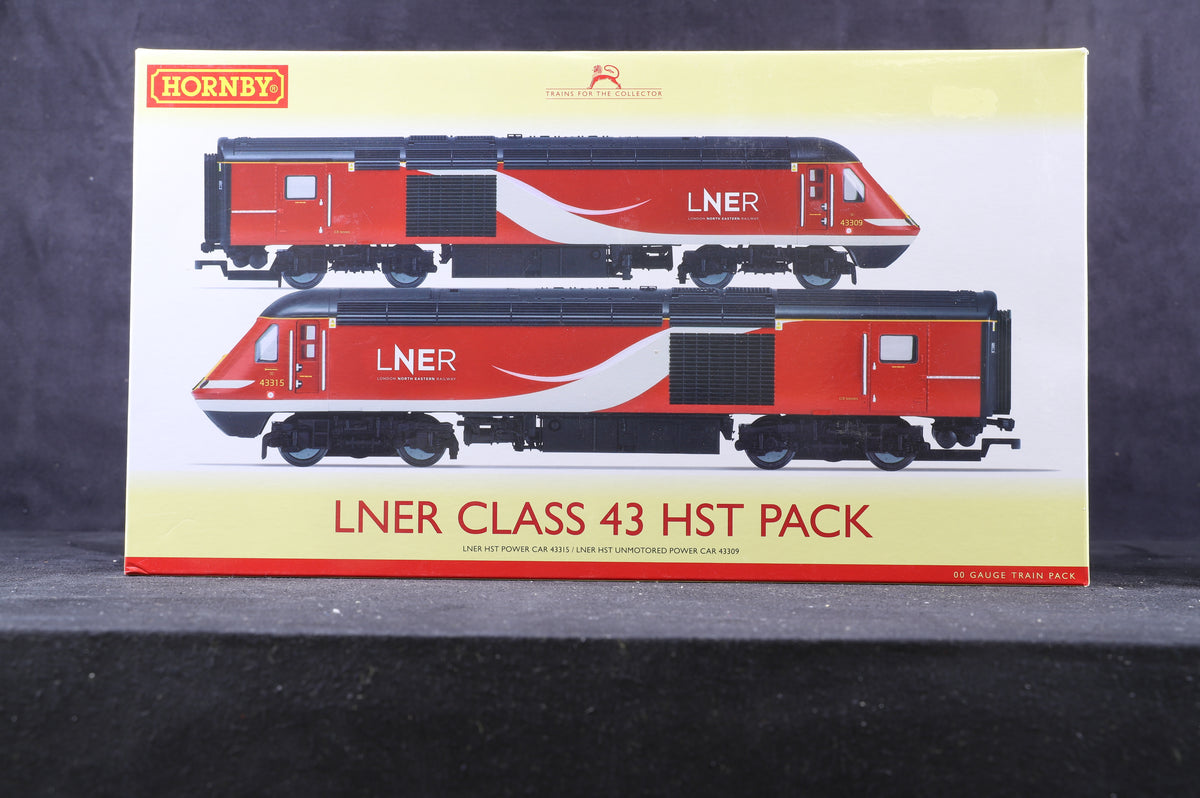 Hornby OO R3802 Class 43 HST Power Car Twin Pack &#39;LNER&#39;