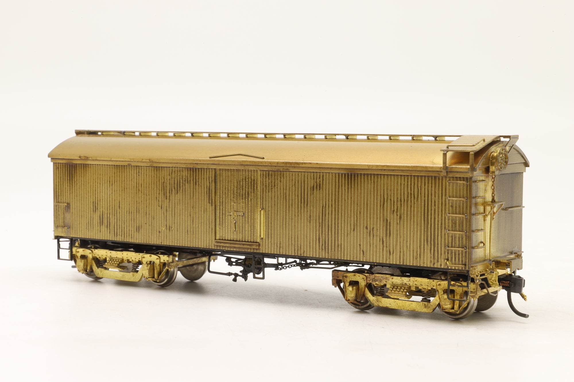 Rail Works Ltd HO Brass Lackawanna 42' Wood Milk Car – Partially Painted