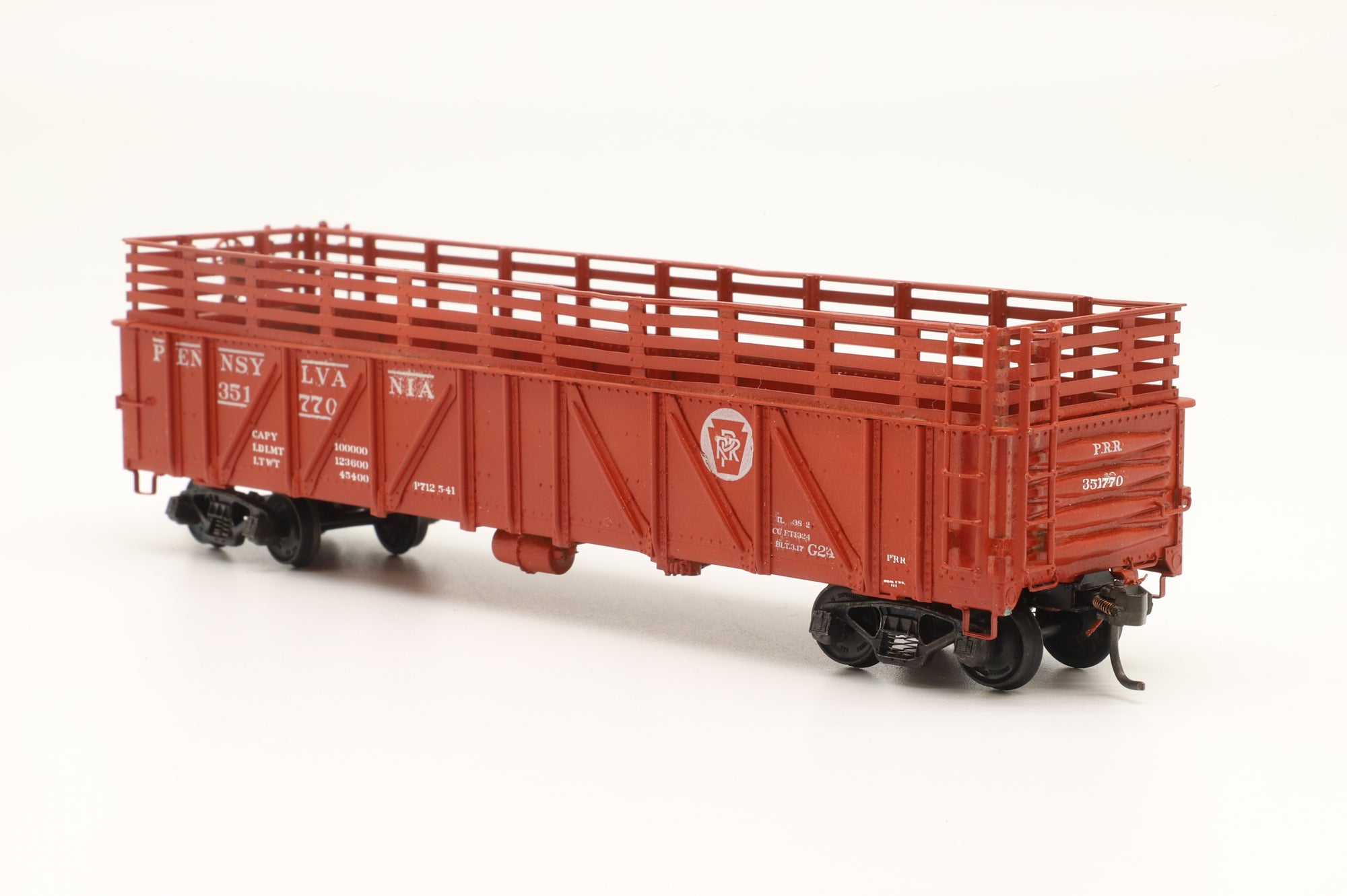 Iron Horse Models/Precision Scale Co HO 16014 Pennsylvania G-24 Gondola, Scrap Car Version