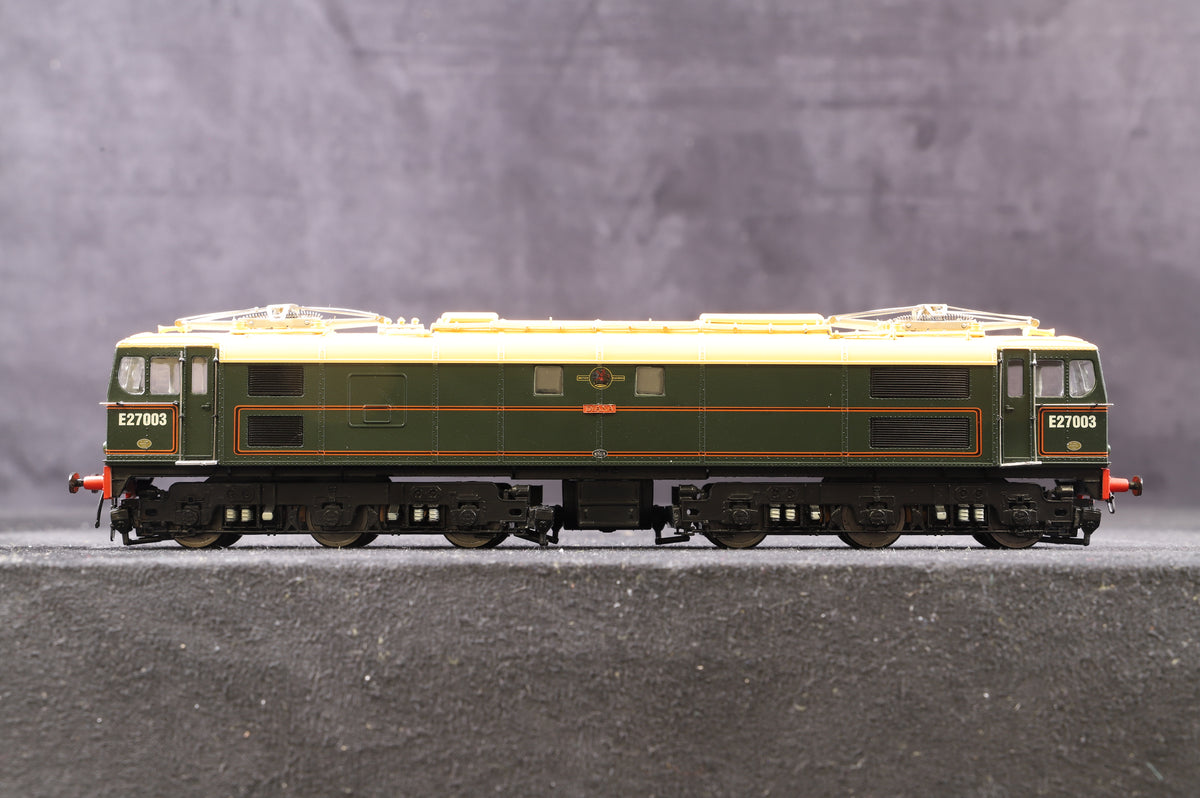 Heljan OO 7705 EM2 &#39;E27003&#39; BR Lined Green w/Half Yellow Panels