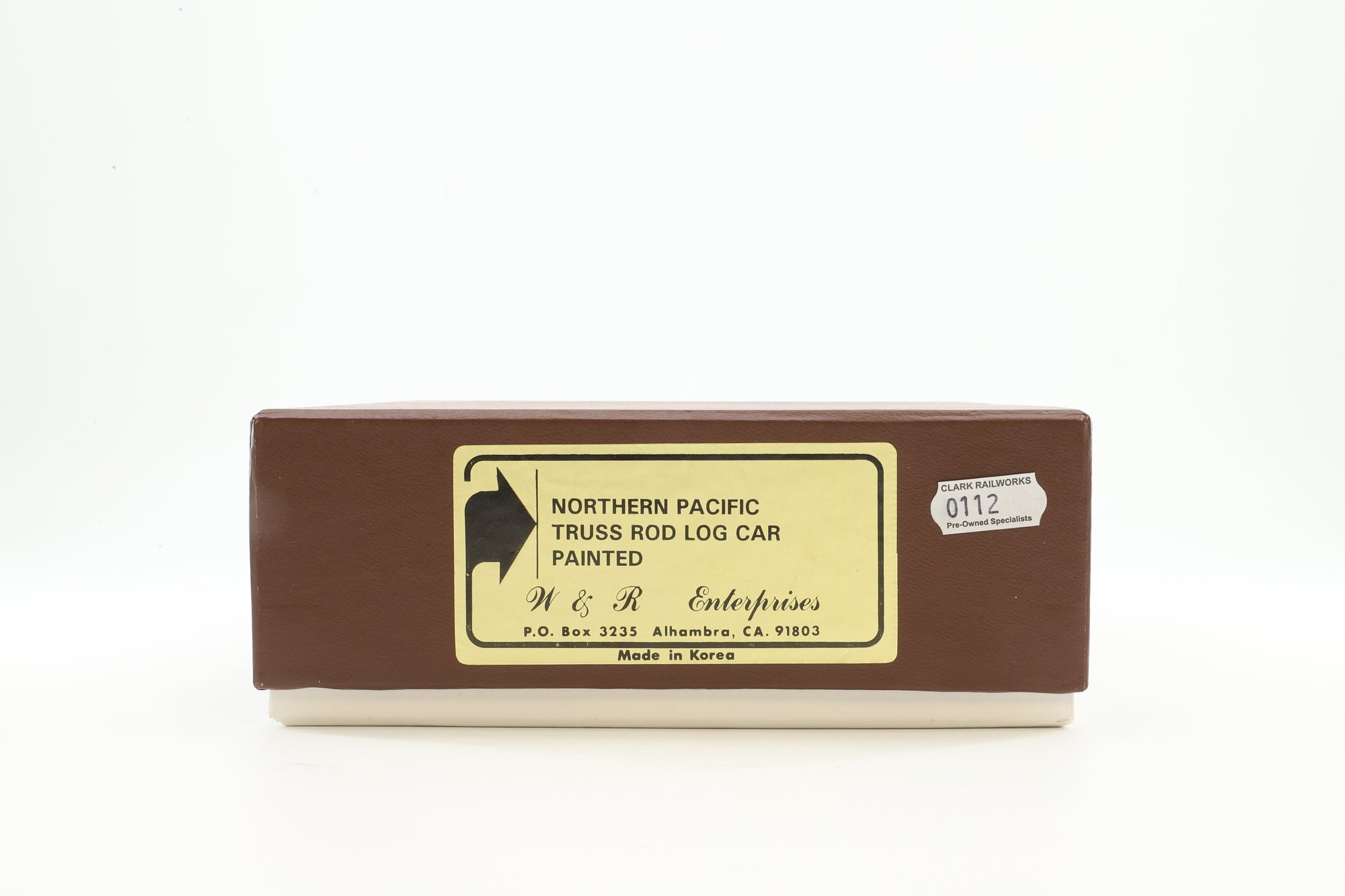 W&R Enterprises HO Brass 3235 Box Car NP Truss Rod