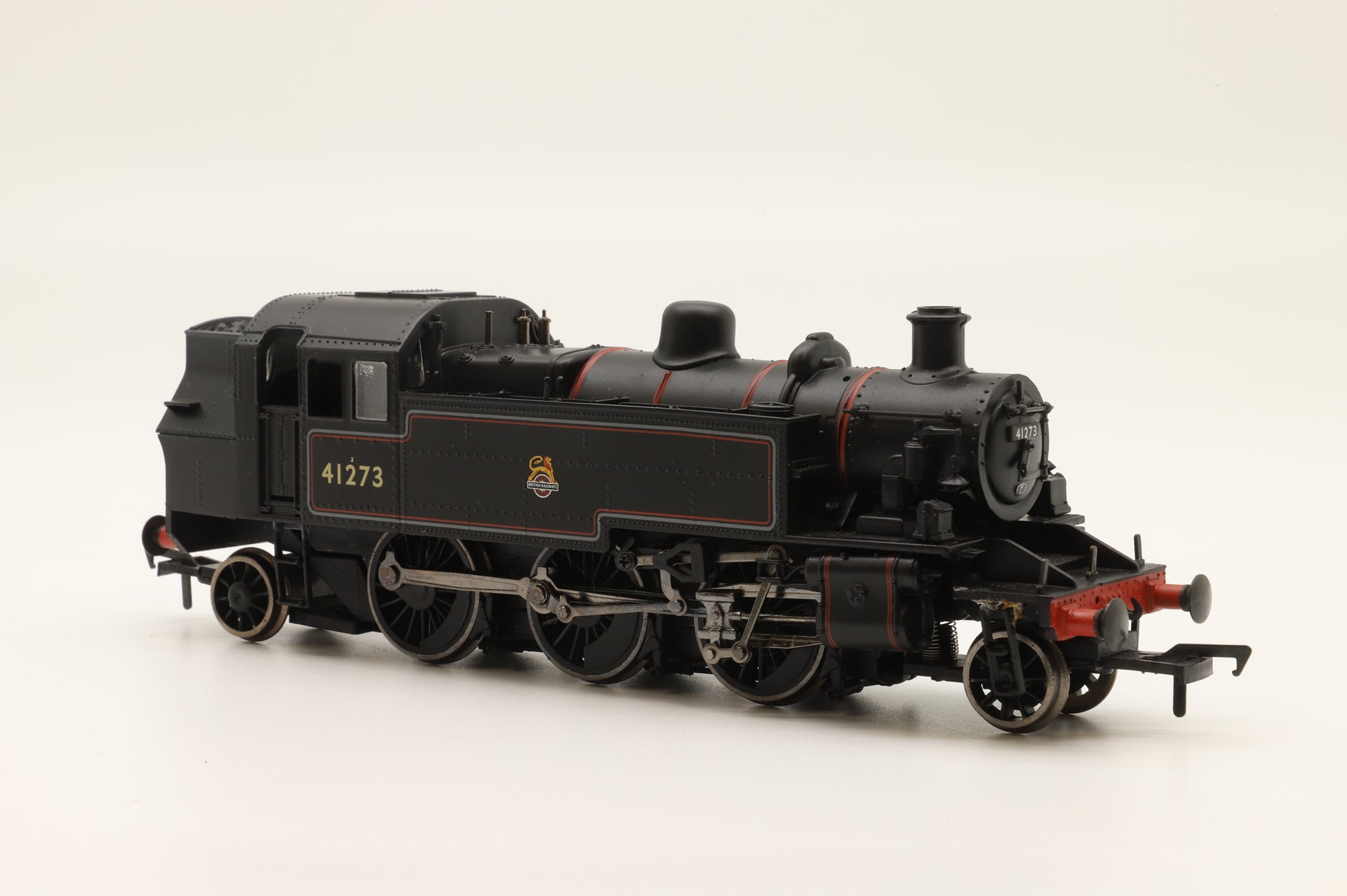 Bachmann OO 31-450E Ivatt Tank '41273' Push/ Pull Fitted BR Lined Black E/C