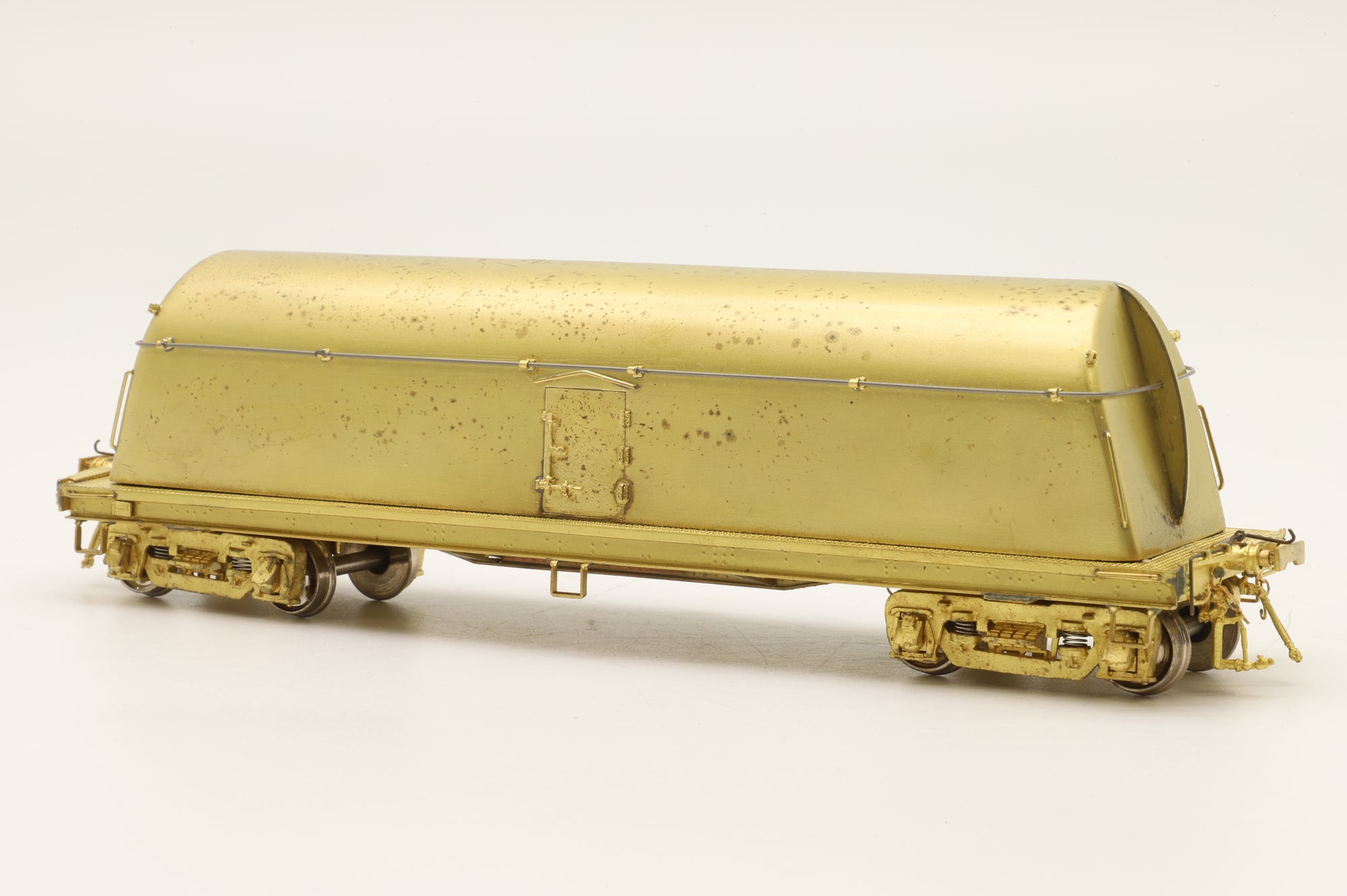 Overland Models HO Brass 1369 BORDEN Milk Car w/o Roof Fin Unpainted