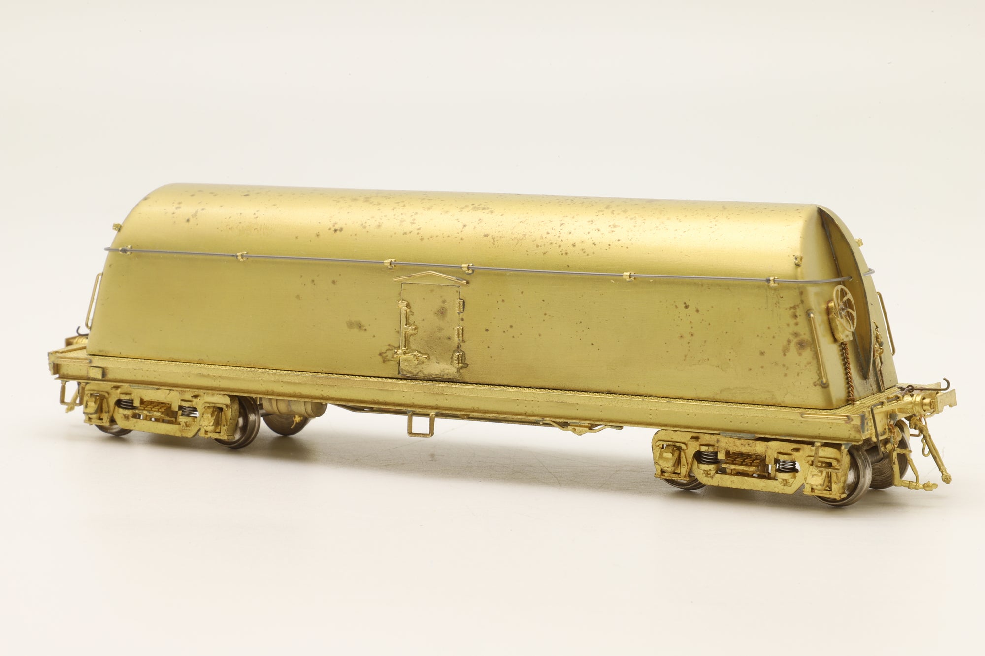 Overland Models HO Brass 1369 BORDEN Milk Car w/o Roof Fin Unpainted