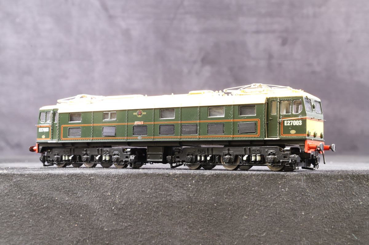 Heljan OO 7705 EM2 &#39;E27003&#39; BR Lined Green w/Half Yellow Panels