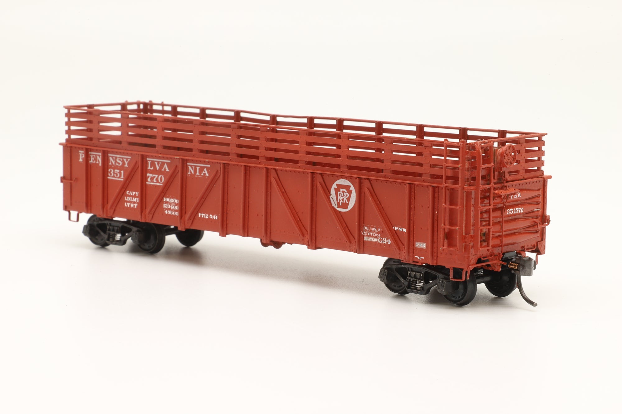 Iron Horse Models/Precision Scale Co HO 16014 Pennsylvania G-24 Gondola, Scrap Car Version