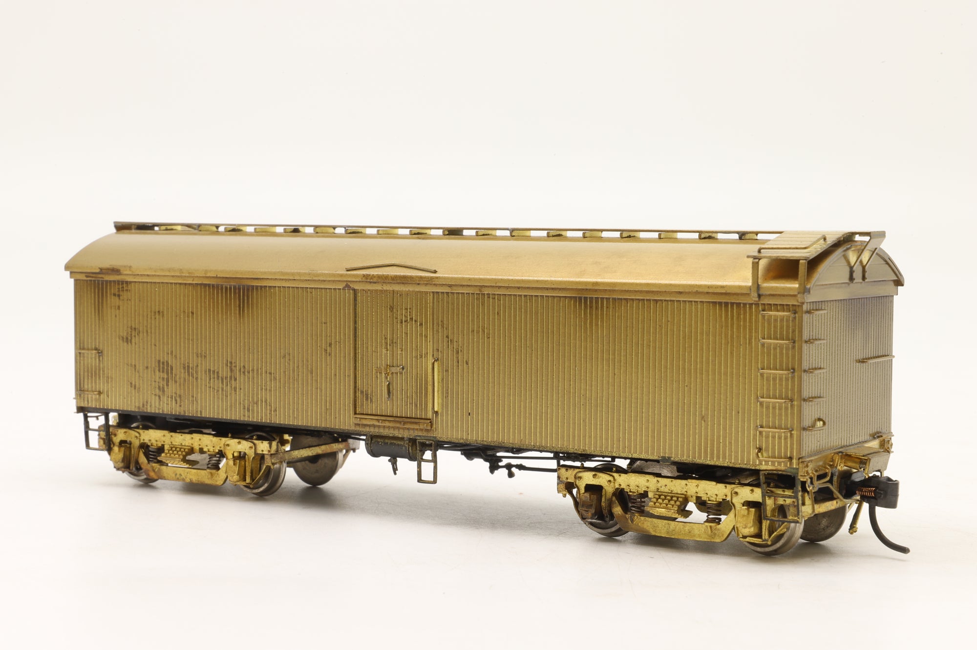 Rail Works Ltd HO Brass Lackawanna 42' Wood Milk Car – Partially Painted
