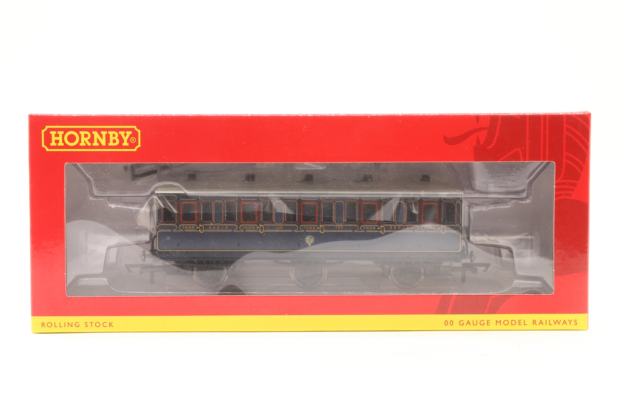 Hornby OO Rake Of 4 S&DJR Blue Coaches Inc. R40302, R40298, R40296 & R40300