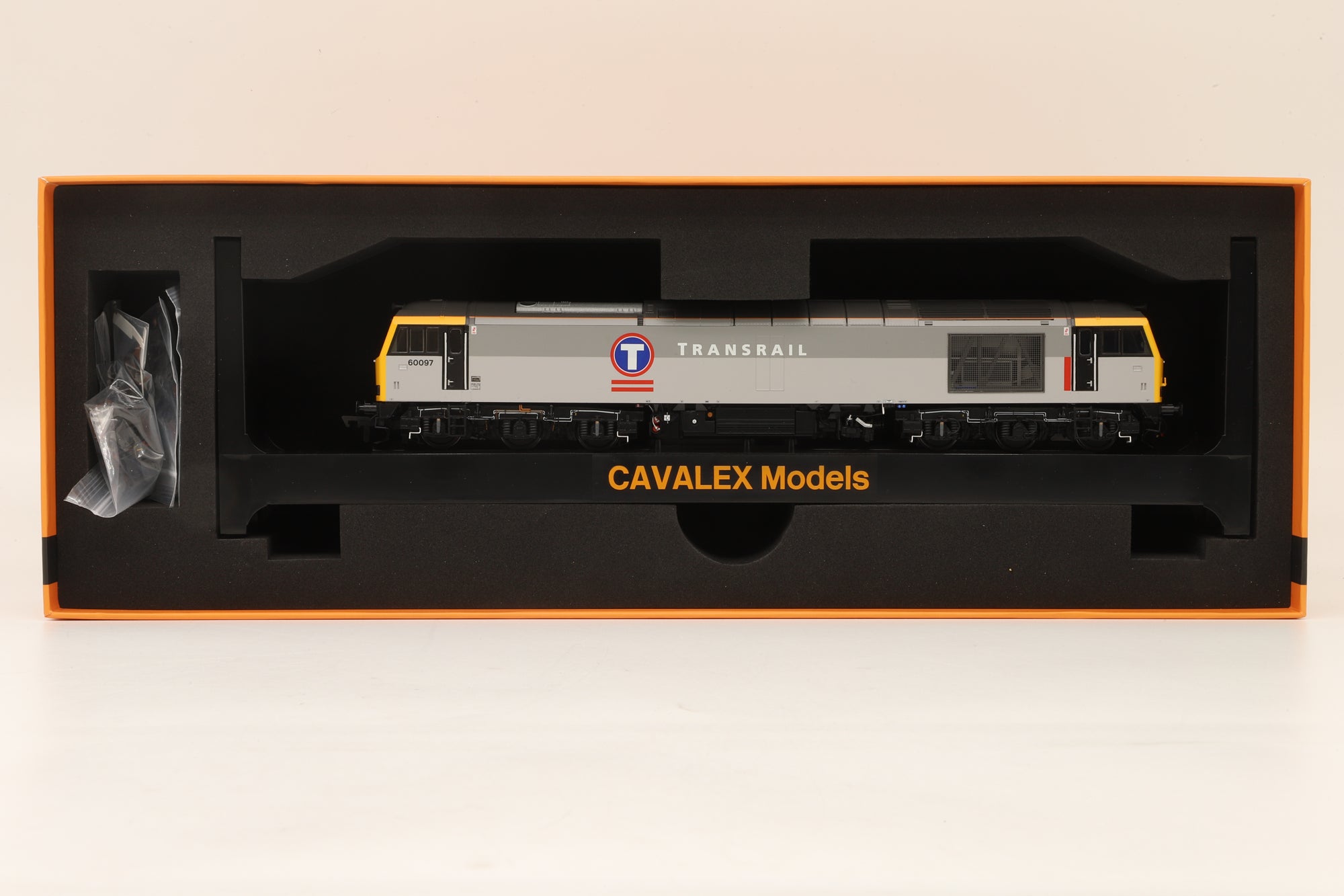 Cavalex OO CM-60097-TGT Class 60 60097 in Transrail (Debranded BR Railfreight) Grey - DCC Sound