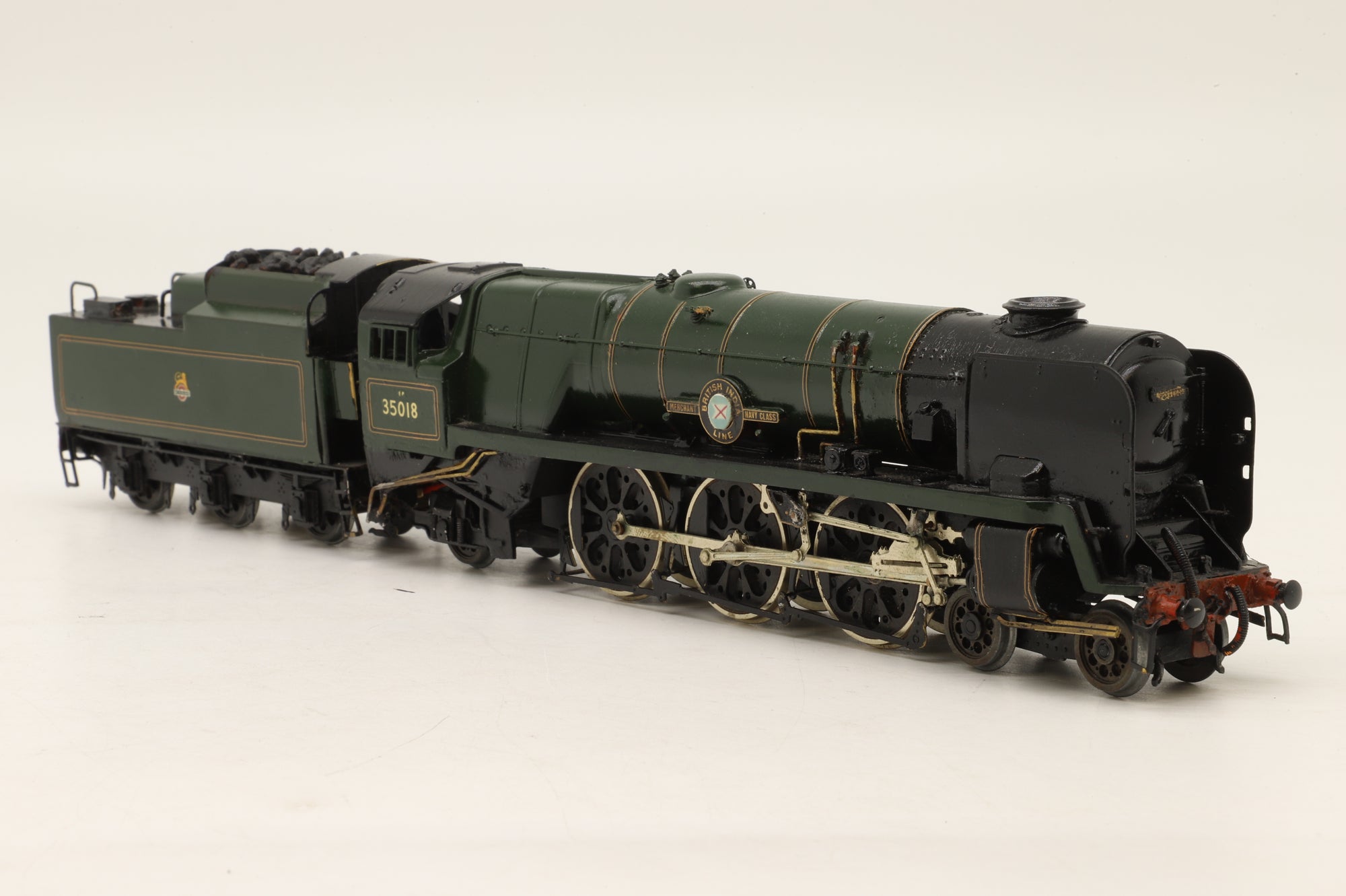 DJH OO Merchant Navy Class '35018' 'British India Line' BR Lined Green E/C Kit Built