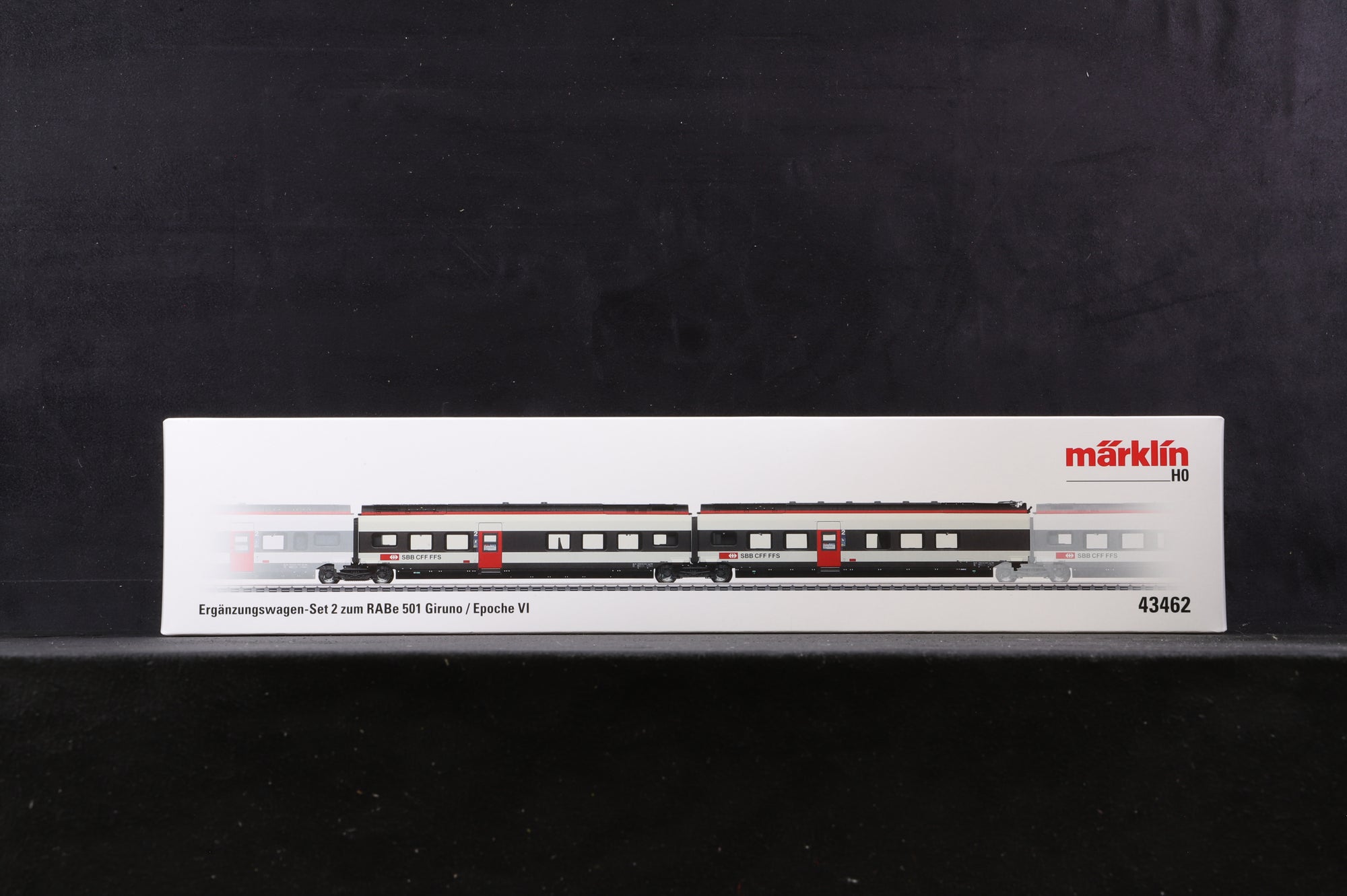 Marklin HO 39810 Class RABe 501 Giruno &  43461, 2 & 3 Add-On Car Sets