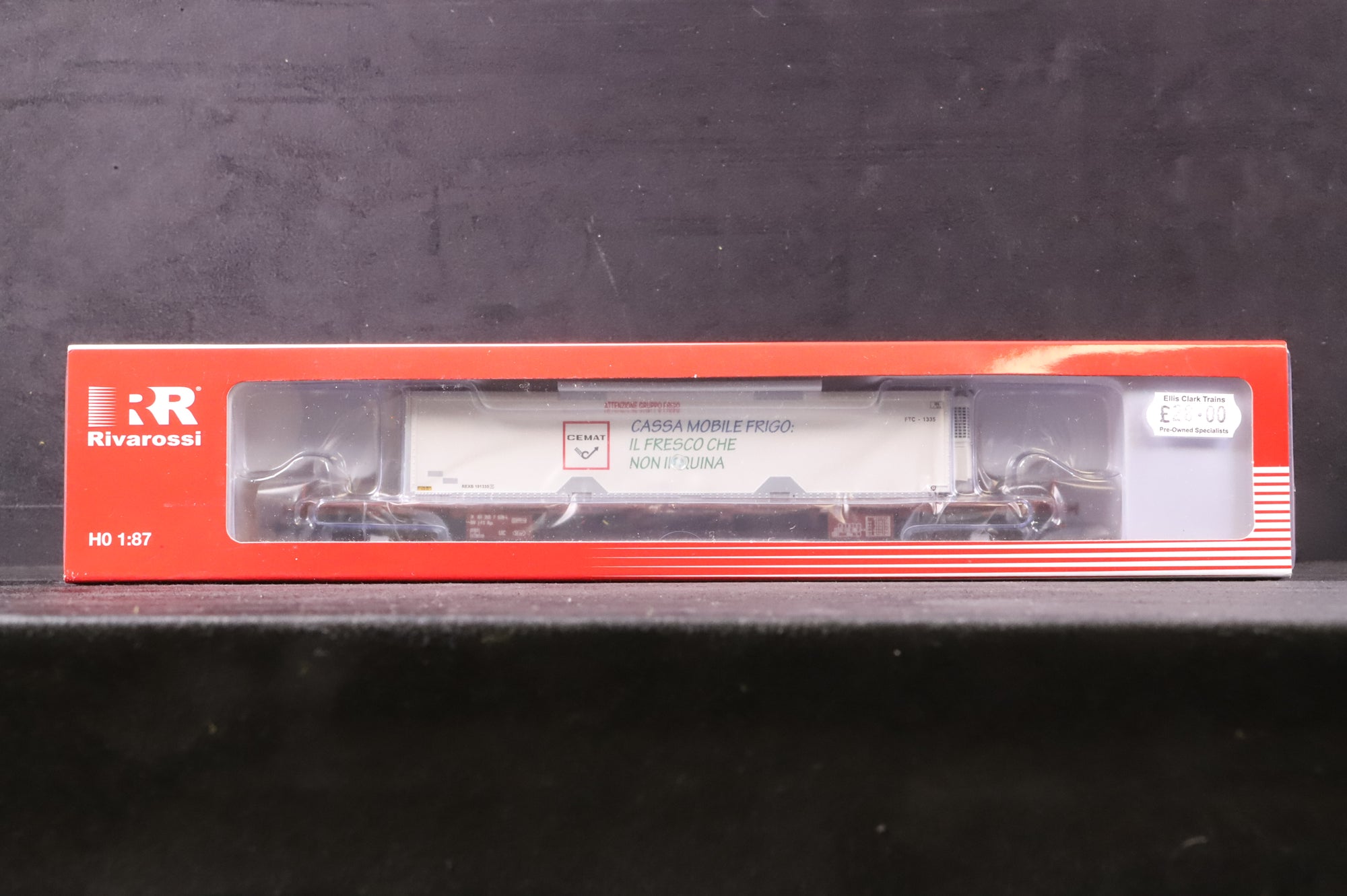 Rivarossi HO HR6476 FS Freight Wagon with Cemat Load