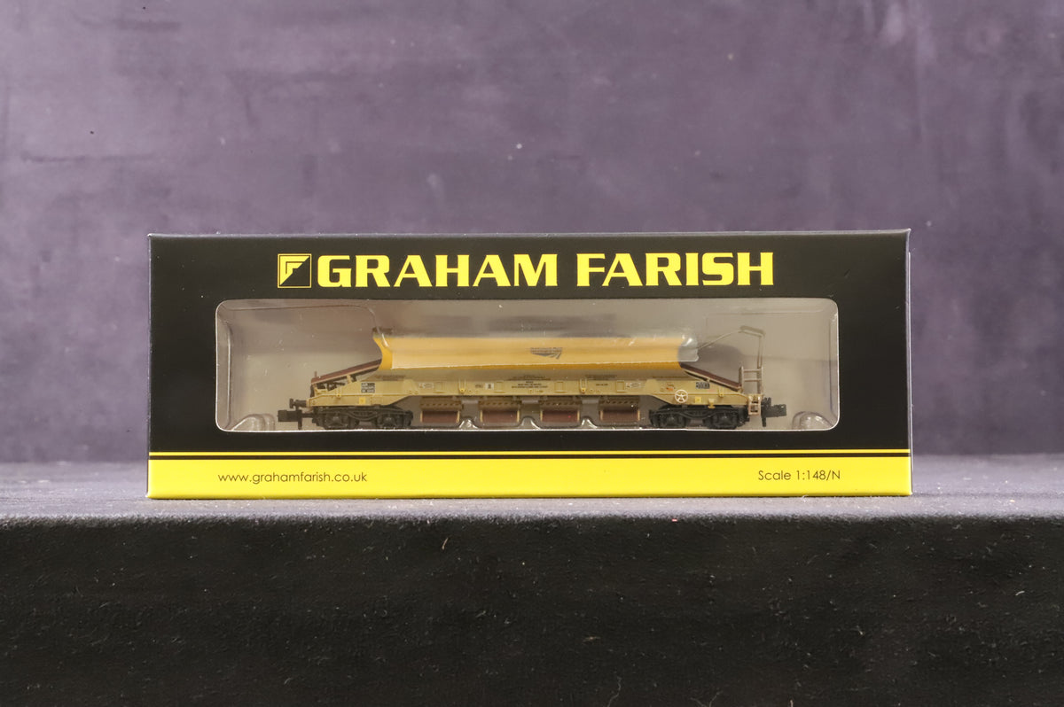 Graham Farish N 377-700Z &amp; 701Z Rake Of 5 JJA Mk2 Autoballaster Wagons Network Raio Weathered