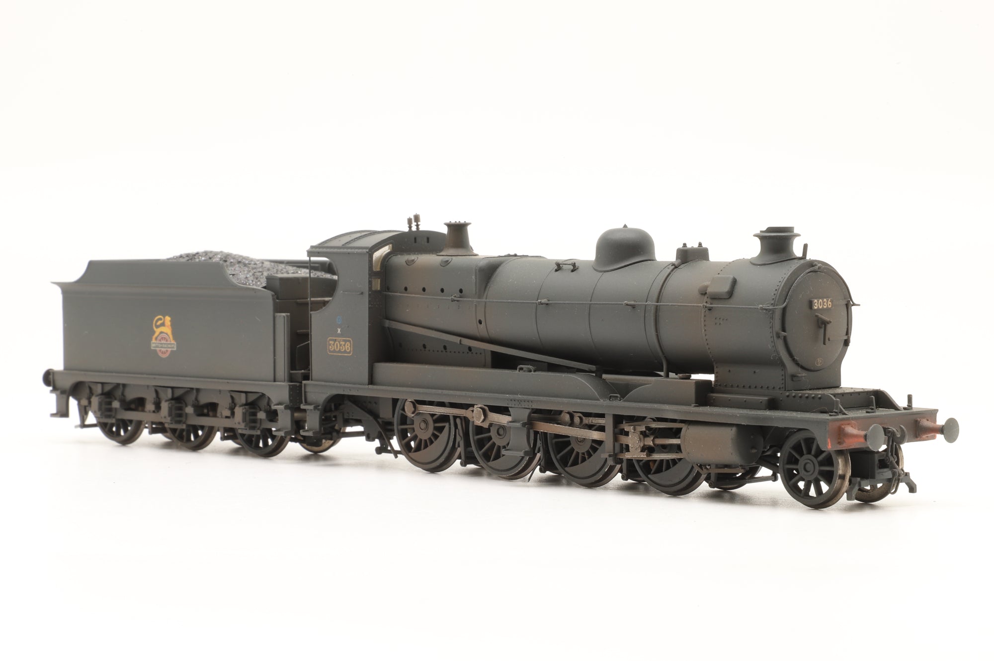 Bachmann OO 31-128 3000 Class ROD '3036' BR Black Early Emblem, Weathered & DCC Sound