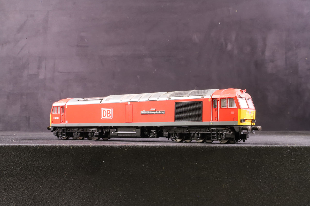Hornby OO R3884 Class 60 &#39;60100&#39; &#39;Midland Railway Butterley&#39; Co-Co DB Cargo Weathered DCC Sound