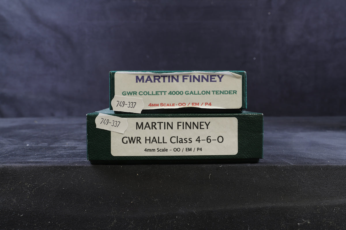 Martin Finney OO/EM Kit GWR Hall Class 4-6-0 &amp; Collett 4000 Gallon Tender