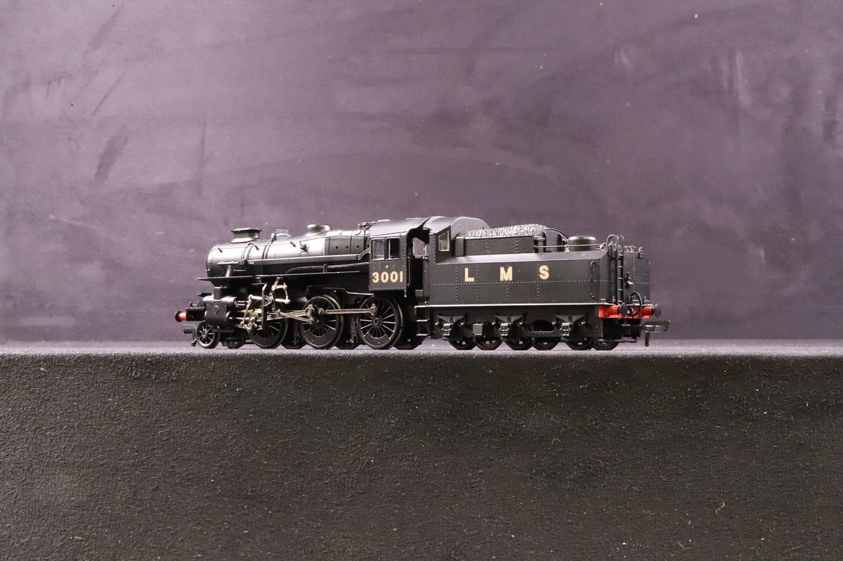 Bachmann OO 32-575 Ivatt Class 4 &#39;3001&#39; LMS Black Double Chimney