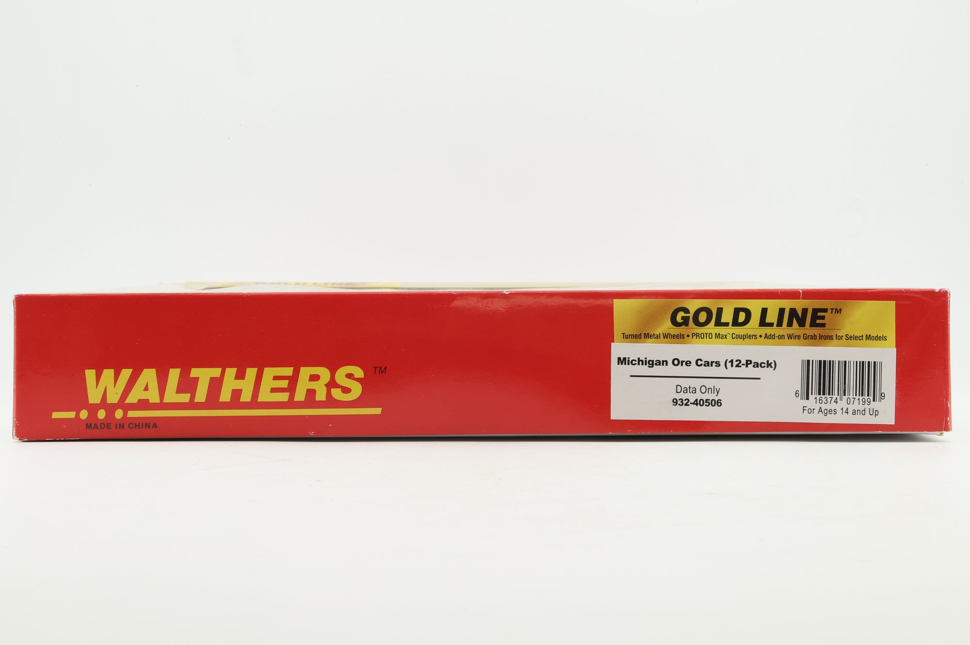 Walthers HO 12-Pack of Michigan Ore Cars in DMIR Brown - Pro-Weathered/Customised