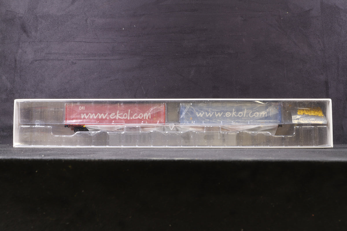 AMCE HO 40281 Cargo Wagon Double Container Ekol