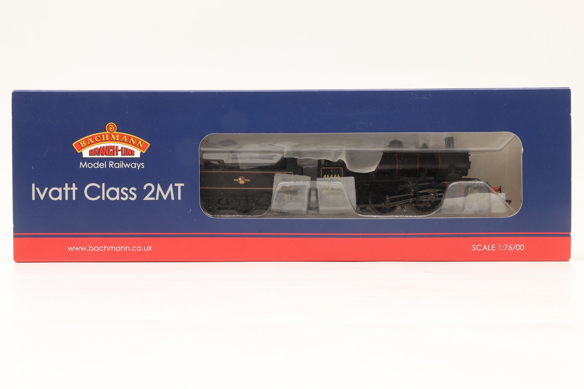 Bachmann OO 32-829A Ivatt Class 2MT 46446 in Lined BR Black L/C