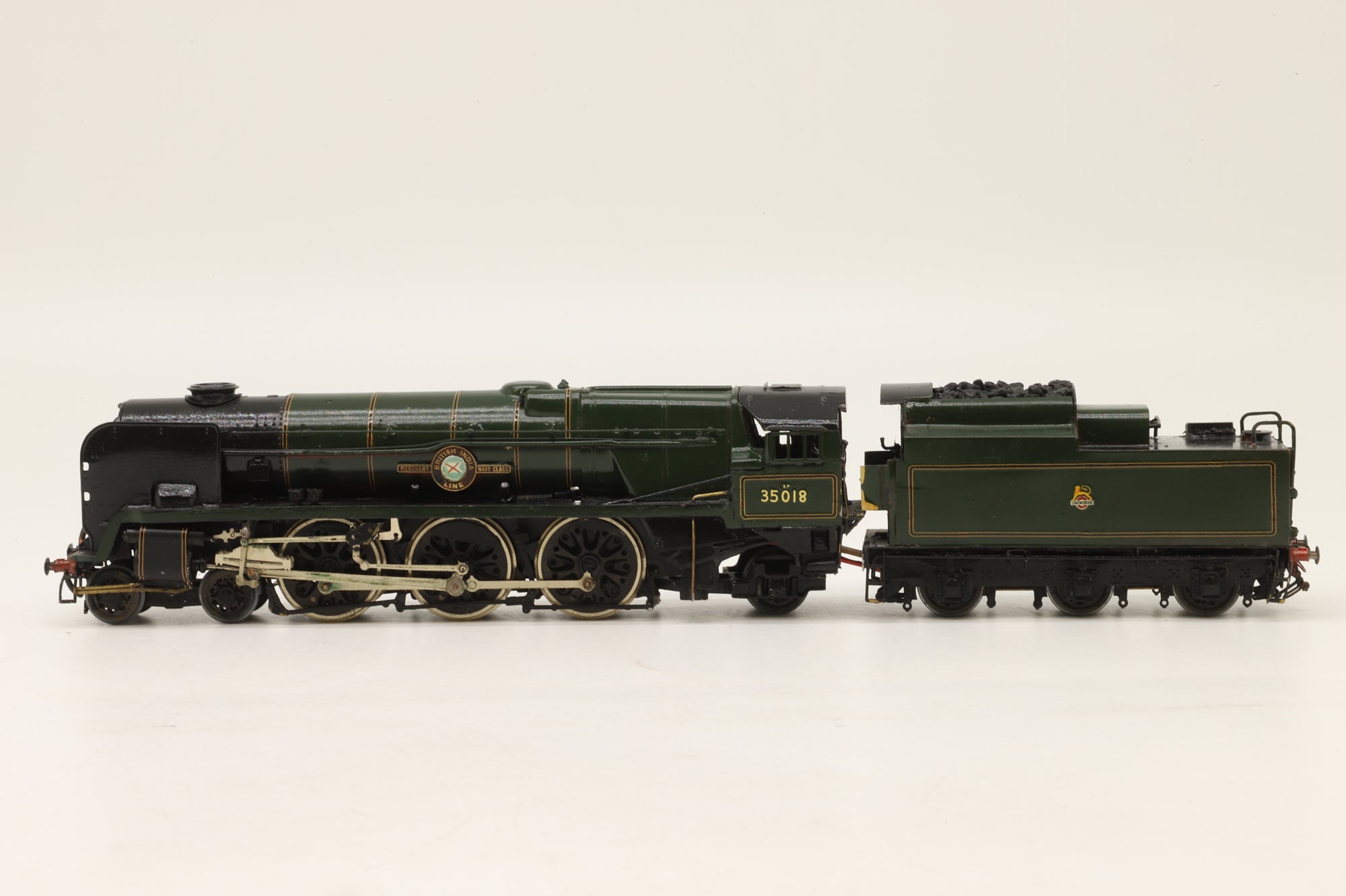 DJH OO Merchant Navy Class '35018' 'British India Line' BR Lined Green E/C Kit Built