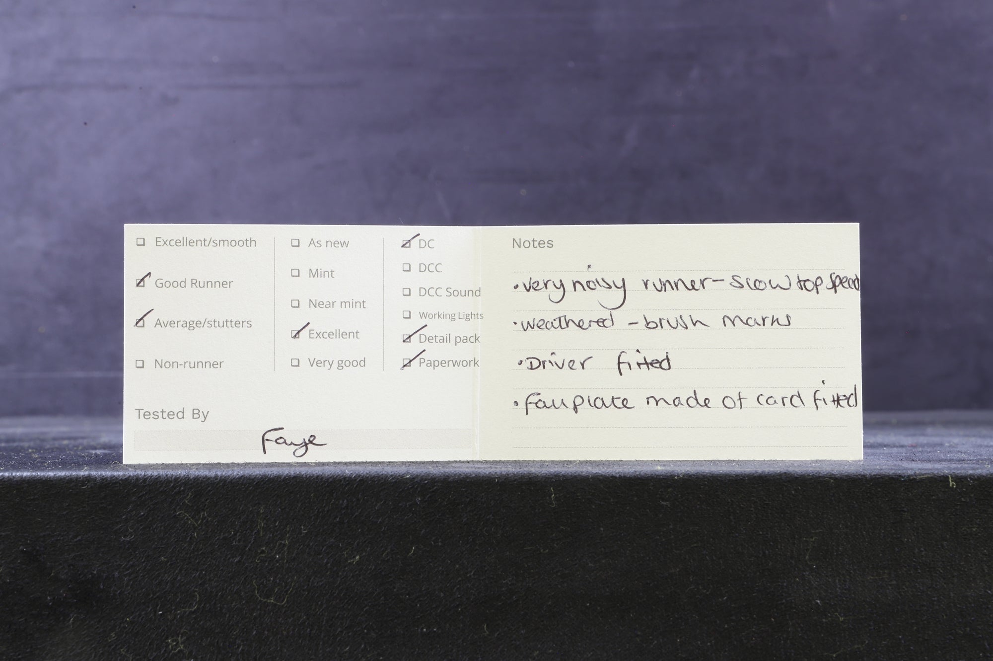 Bachmann OO 32-252 WD 2-8-0 Austerity '90445' Black L/Crest, Heavily Weathered