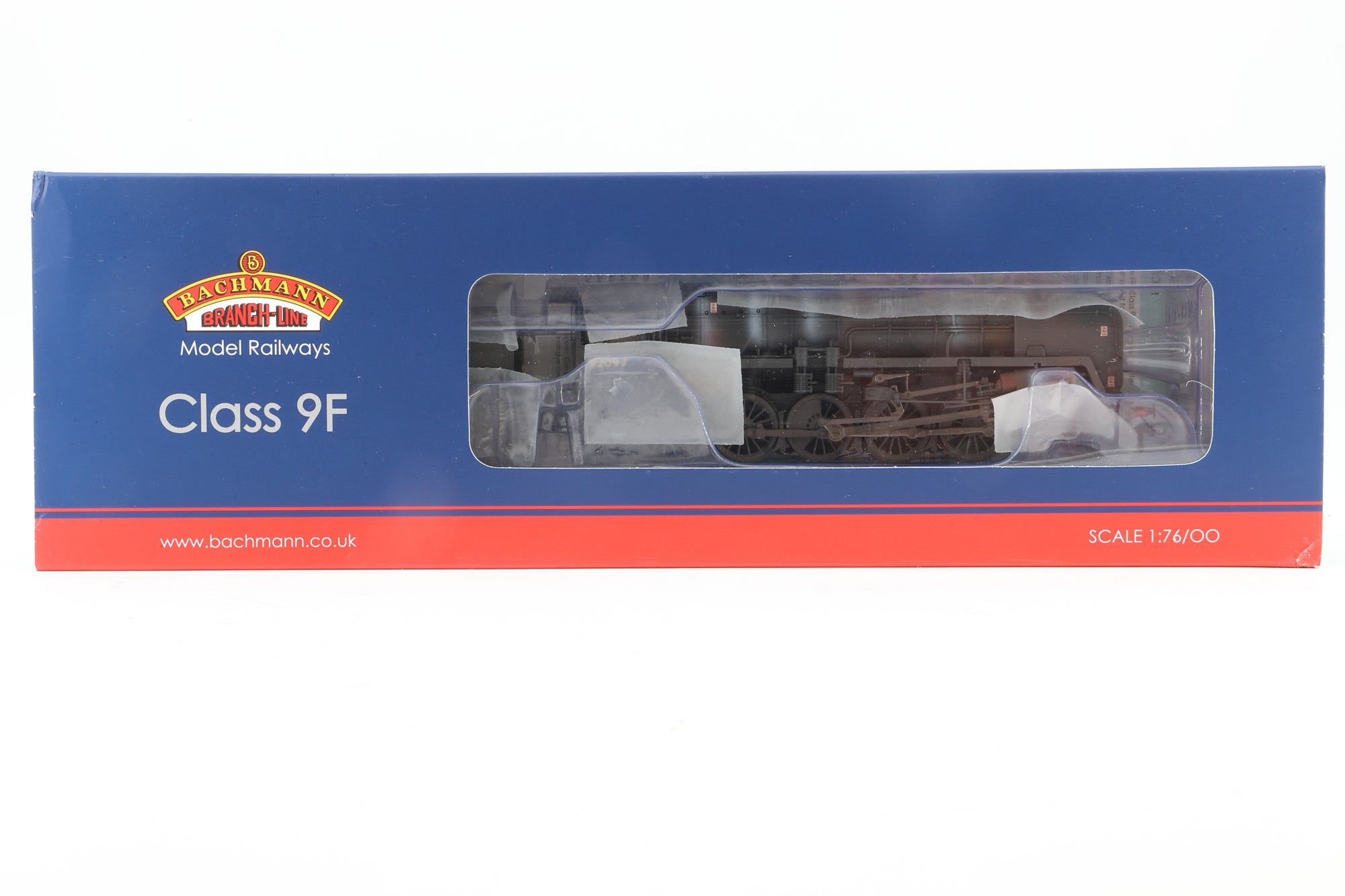 Bachmann OO 32-862A BR Standard 9F Class (Tyne Dock) BR Black Late Crest '92097', Weathered