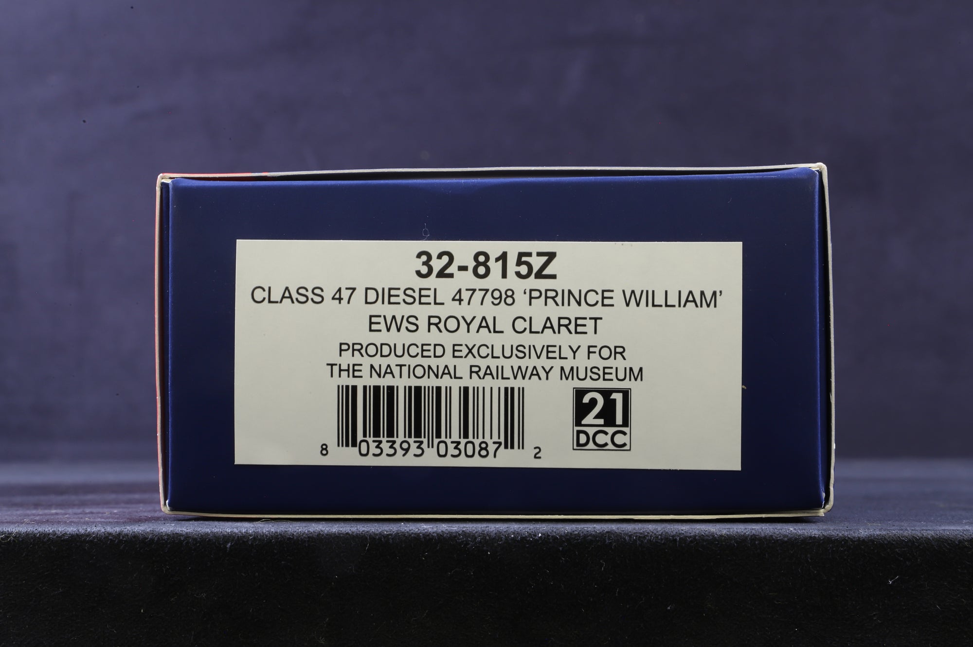 Bachmann OO 32-815Z Class 47 47798 'Prince William' in EWS Royal Claret Livery