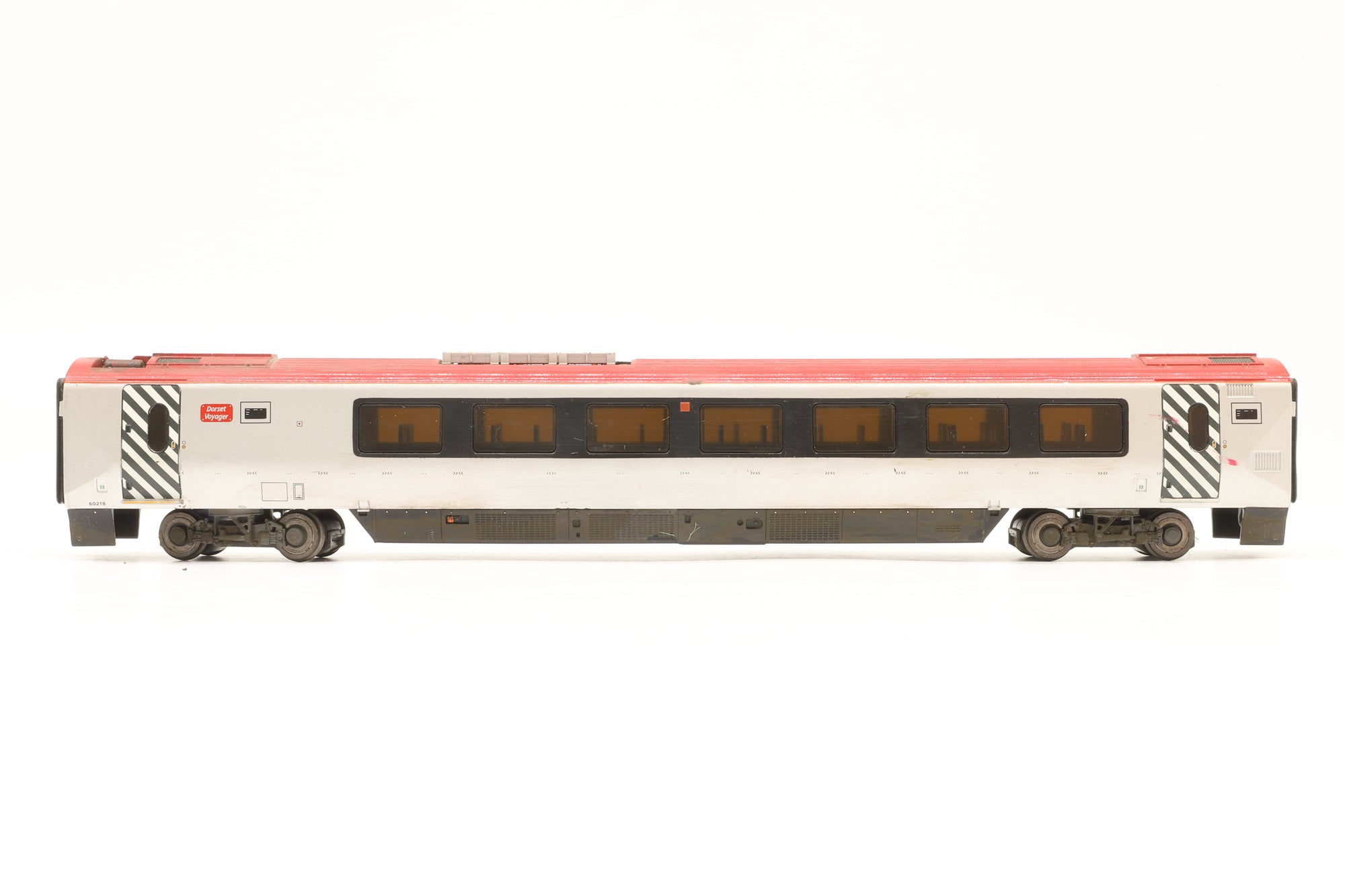 WORKSHOP Bachmann OO 32-602 Class 220 Voyager 4-Car Unit 22018 'Dorset Voyager' in Virgin Trains Livery – Weathered