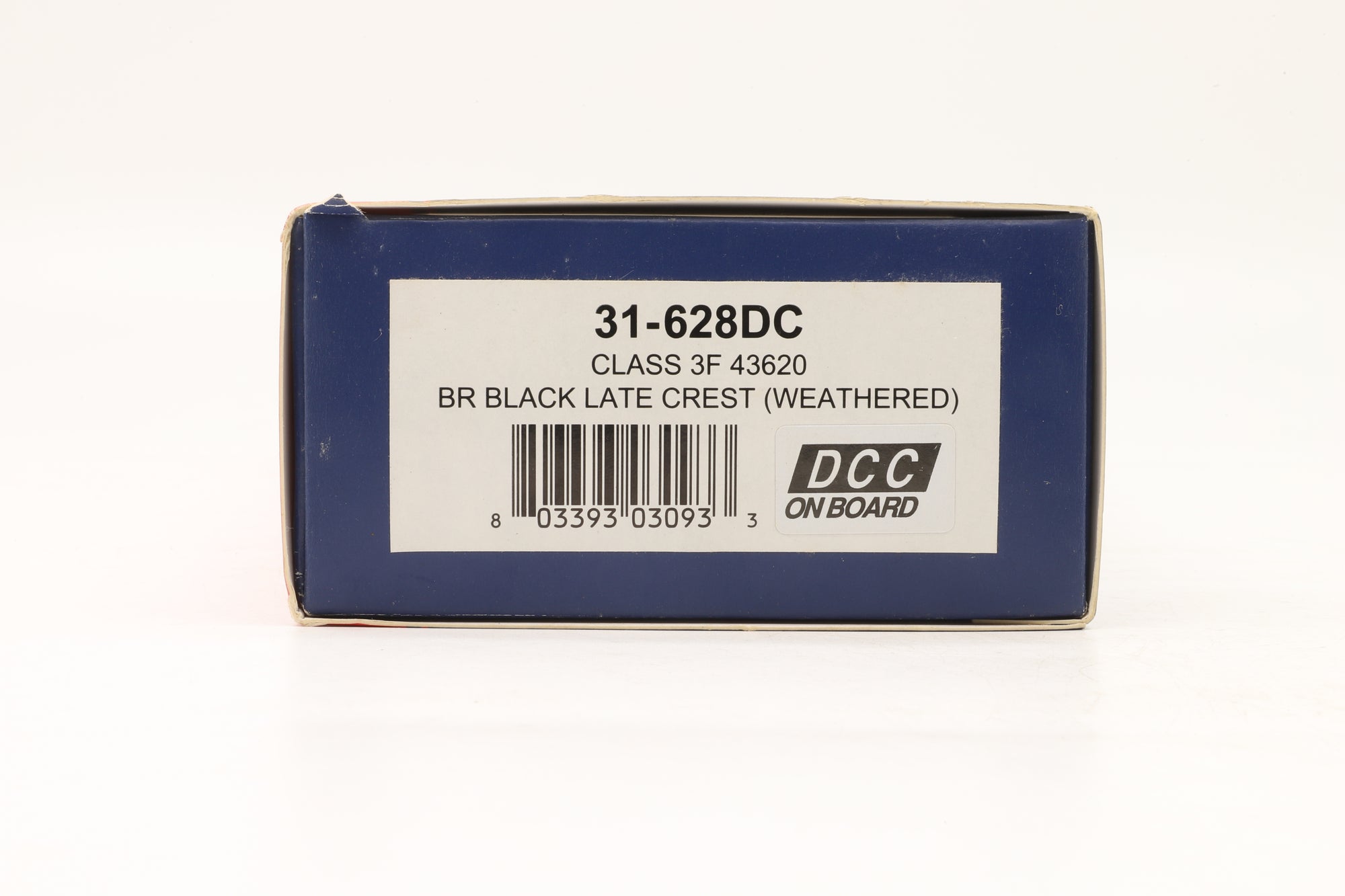 Bachmann OO 31-628DC Class 3F 43620 in BR Black L/C – Weathered