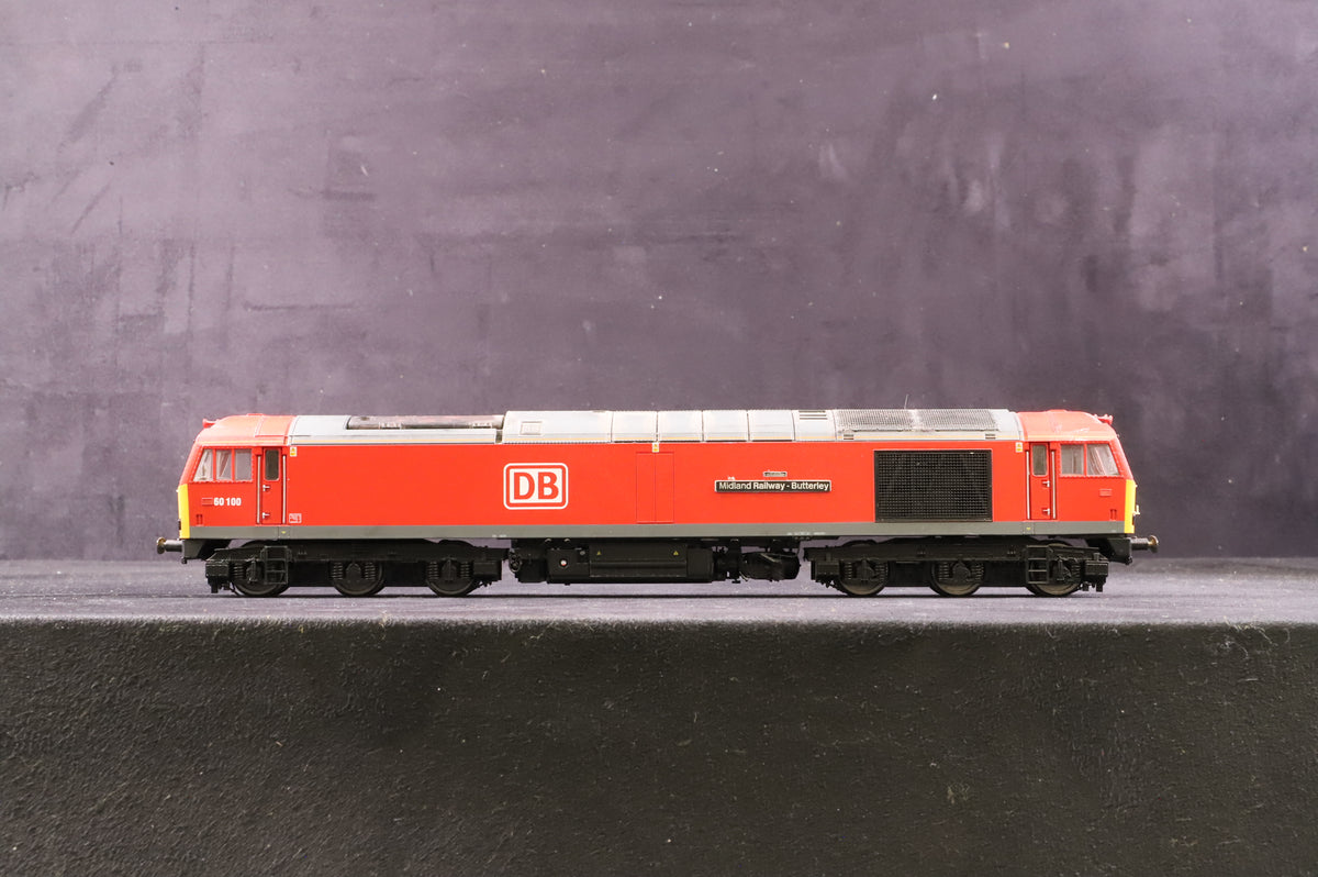 Hornby OO R3884 Class 60 &#39;60100&#39; &#39;Midland Railway Butterley&#39; Co-Co DB Cargo Weathered DCC Sound