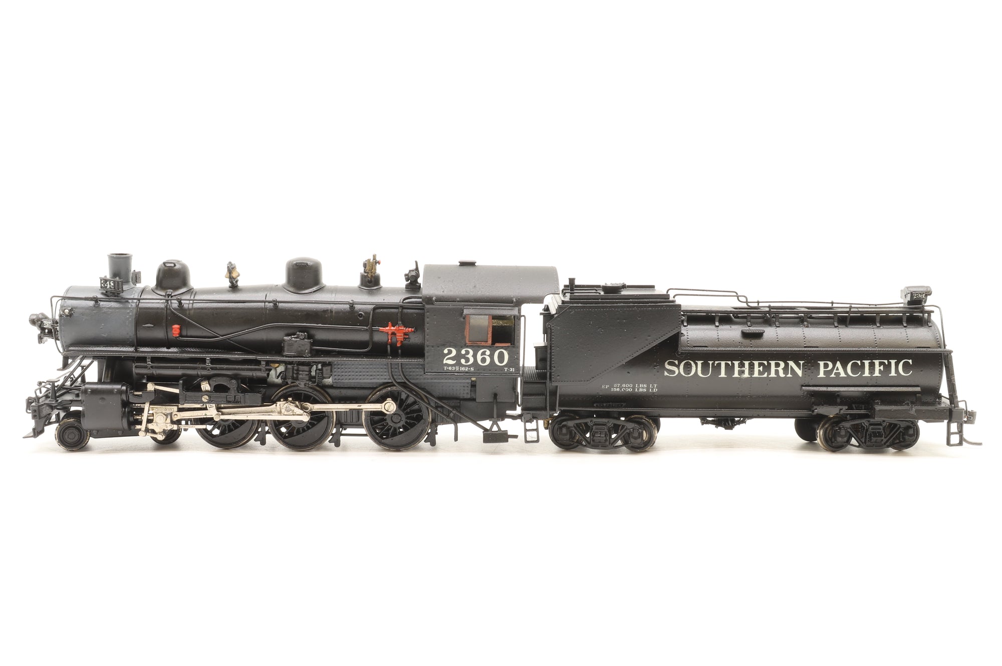 Westside Model Company HO Brass T-31 4-6-0 Southern Pacific Custom Painted